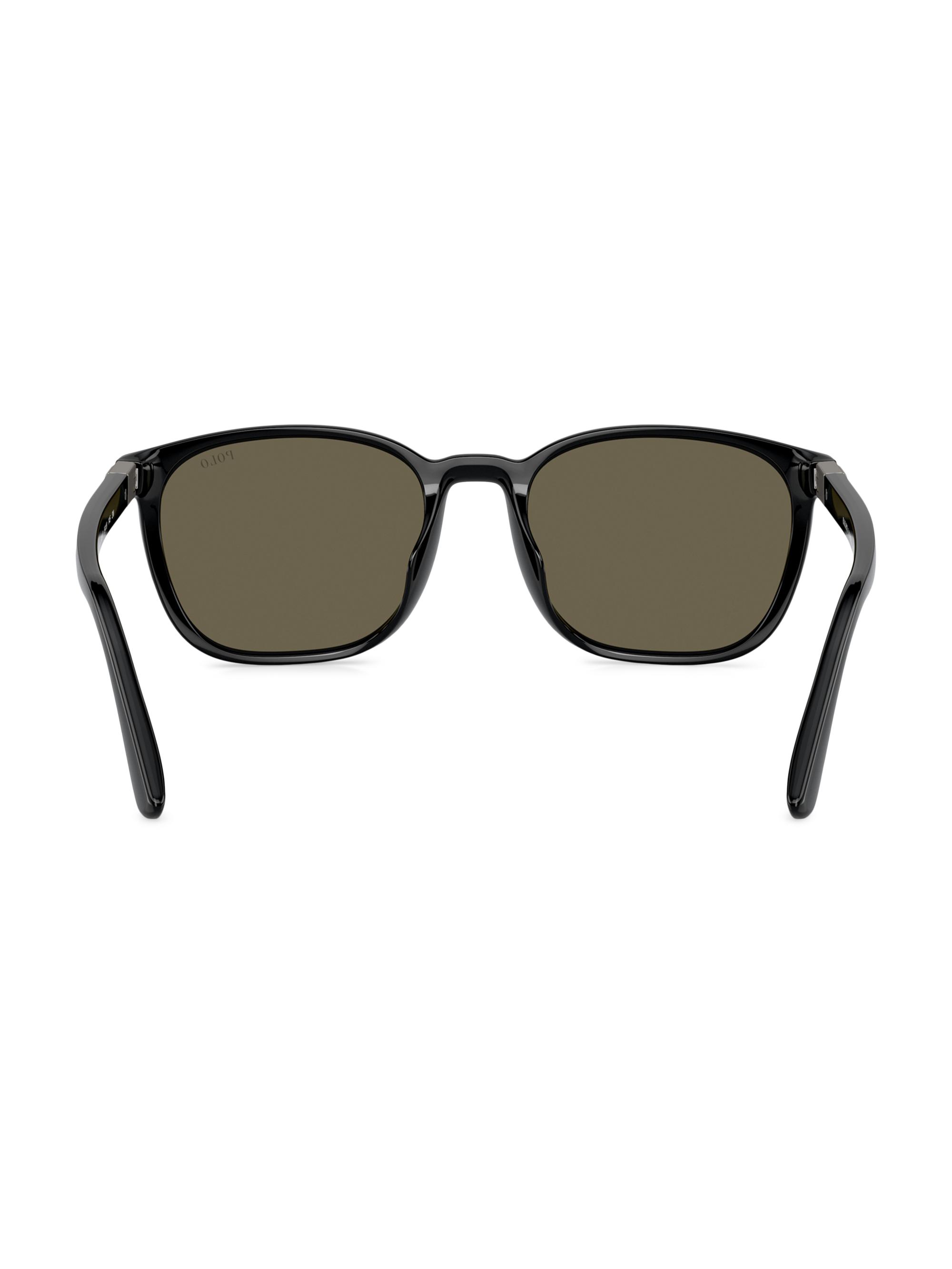 Polo Ralph Lauren 55MM Square Sunglasses | Saks Fifth Avenue
