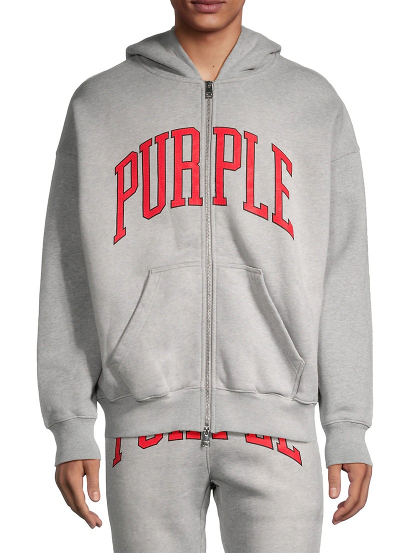 Shop Purple Brand Logo Fleece Zip-Up Hoodie | Saks Fifth Avenue Shop Purple Brand Logo Fleece Zip-Up Hoodie | Saks Fifth Avenue
