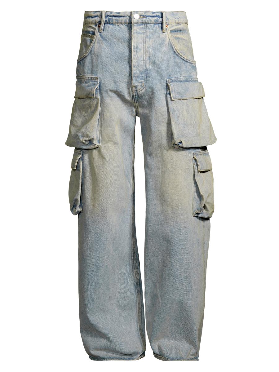 【2plan】Grove Walk cargo denim pants Denim with Cargo Pockets | TEN11