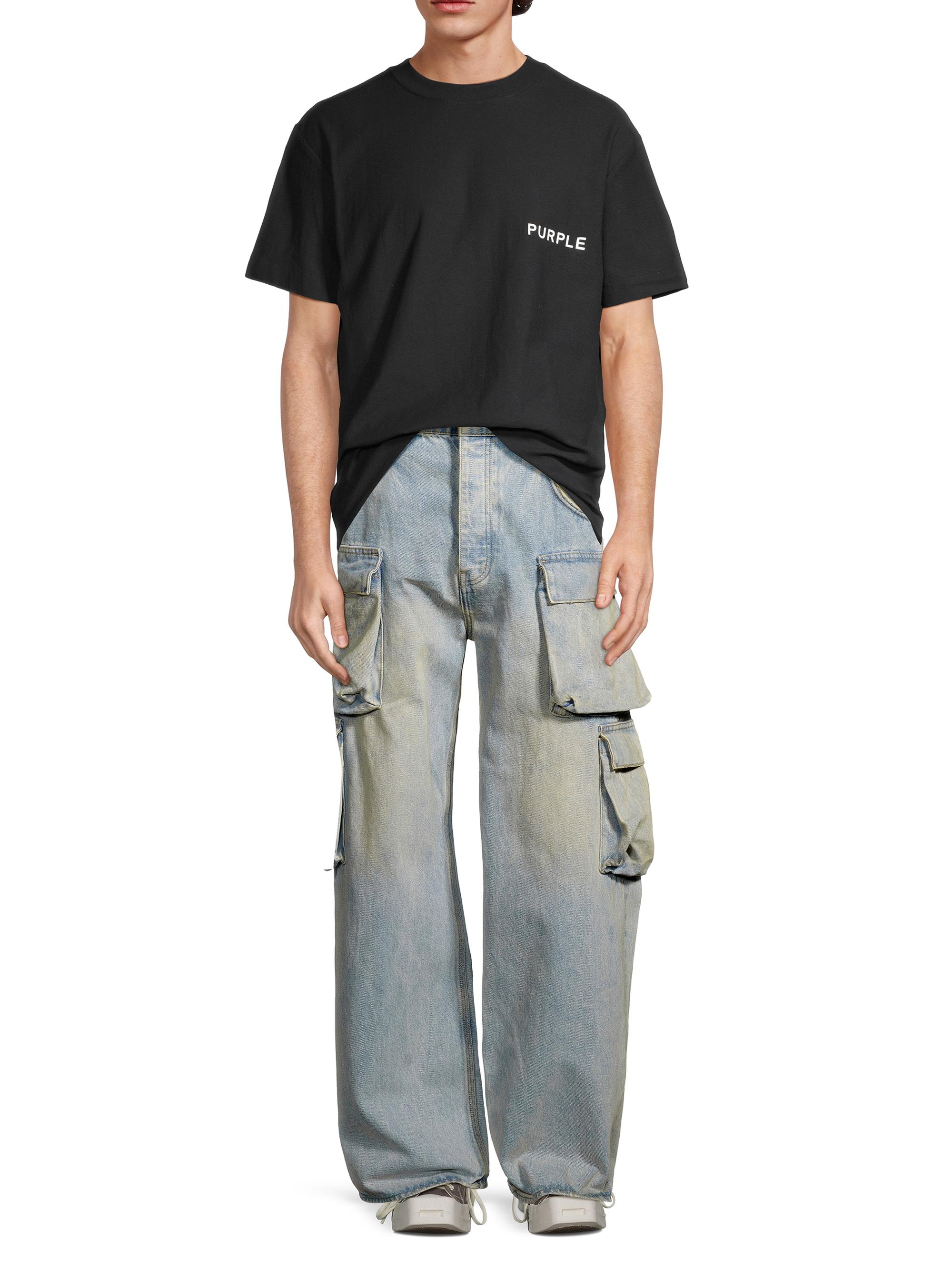 Purple Brand Relaxed Double Cargo Wide-Leg Jeans | Saks Fifth Avenue