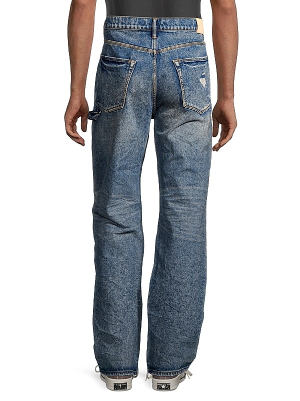 Shop Purple Brand Relaxed Straight-Fit Carpenter Jeans Shop Purple Brand Relaxed Straight-Fit Carpenter Jeans