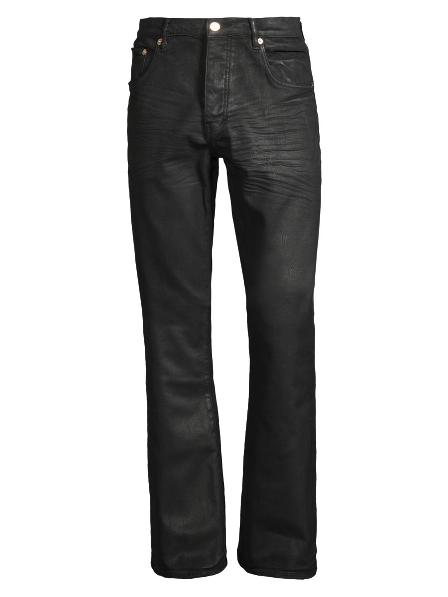 パンツ shoop 22ss wax coated flare denim Black Wax Coated Flare Jeans | Thesupermade®