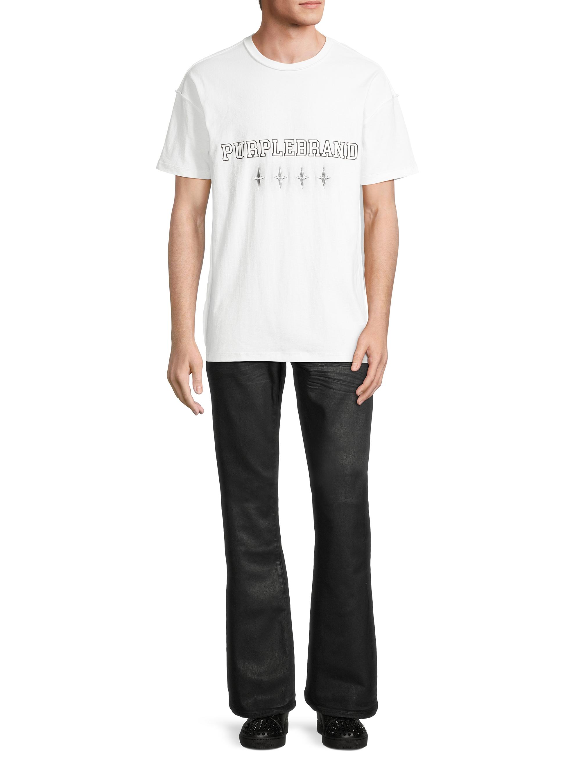 Purple Brand Coated Stretch Flare Jeans | Saks Fifth Avenue