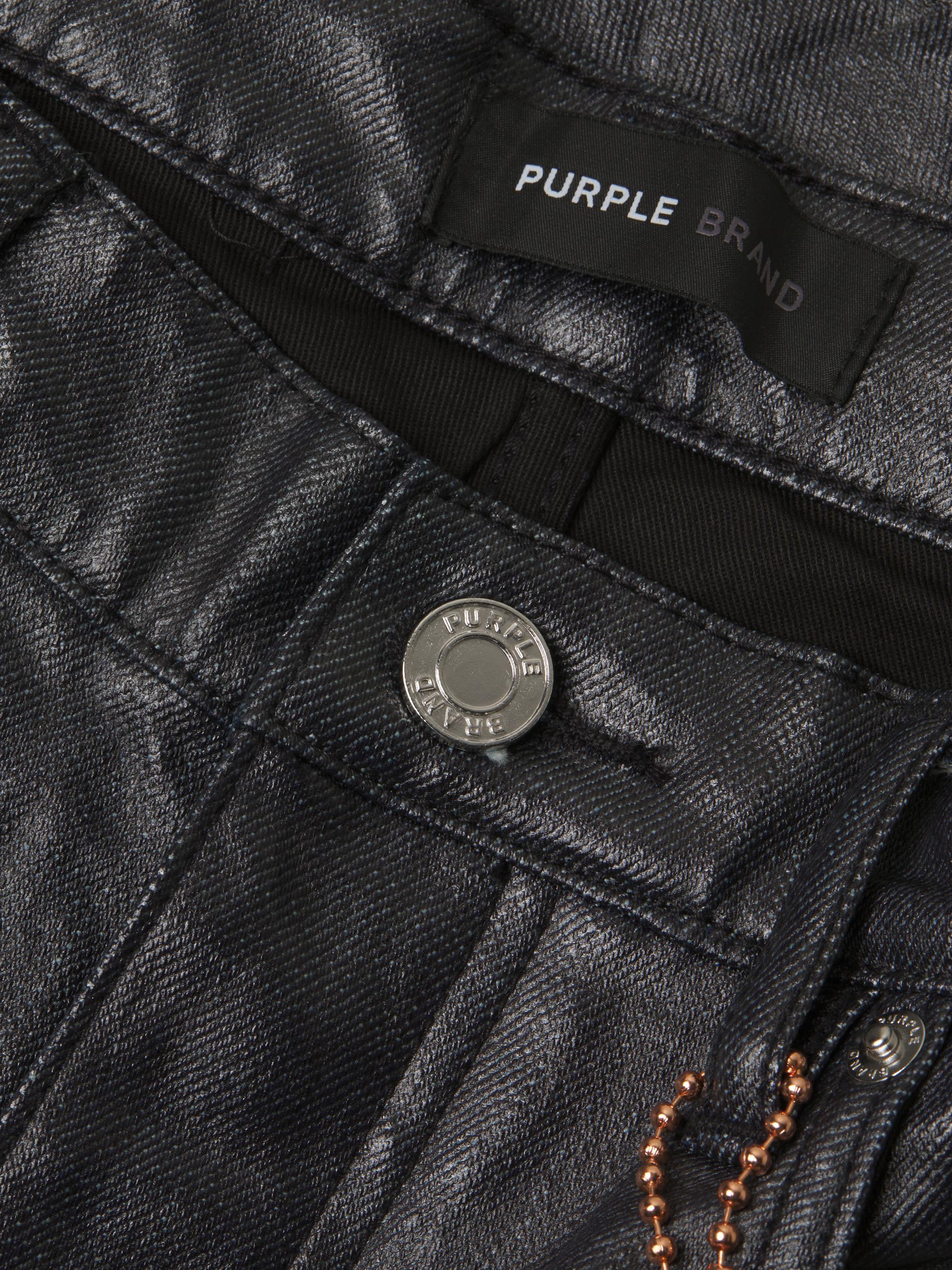 PURPLE-BRAND ダークデニム スキニージーンズ　30 Purple Brand Coated Stretch Skinny Jeans | Saks Fifth Avenue