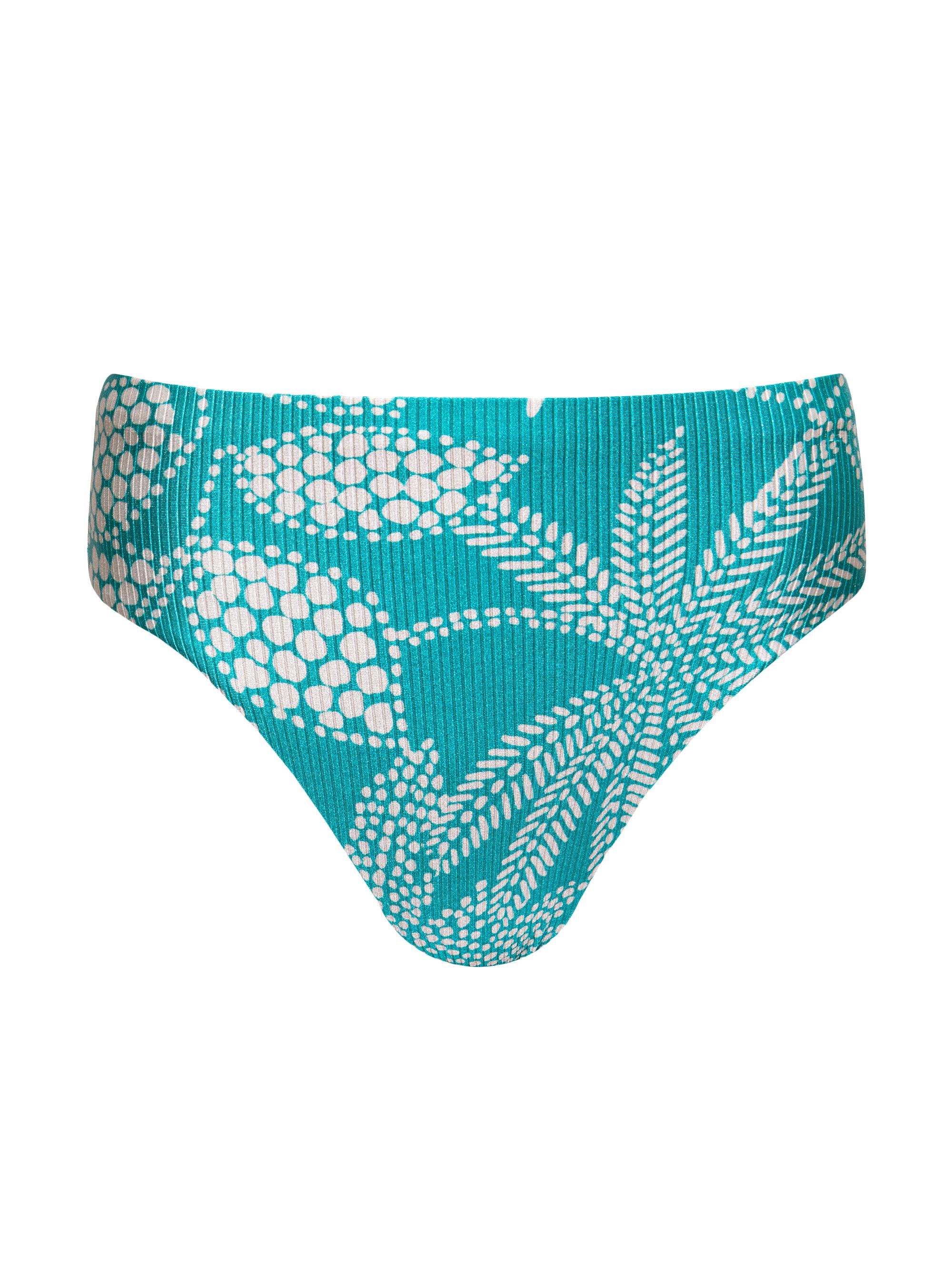 Robin Piccone Women's Romy High-Waist Bikini Bottom - Ocean