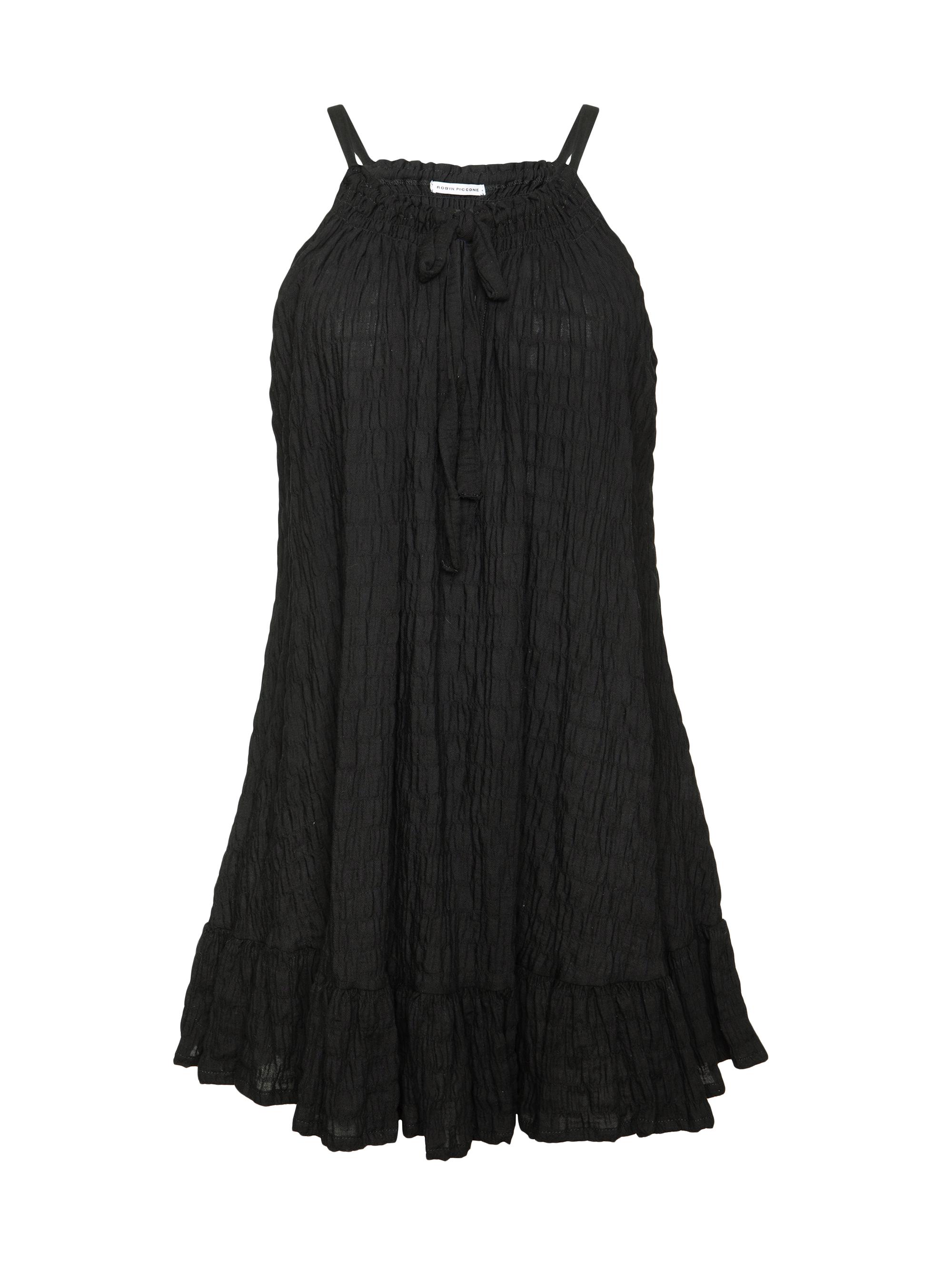 Robin Piccone Women's Fiona Stretch Cotton Cover-Up Minidress - Black