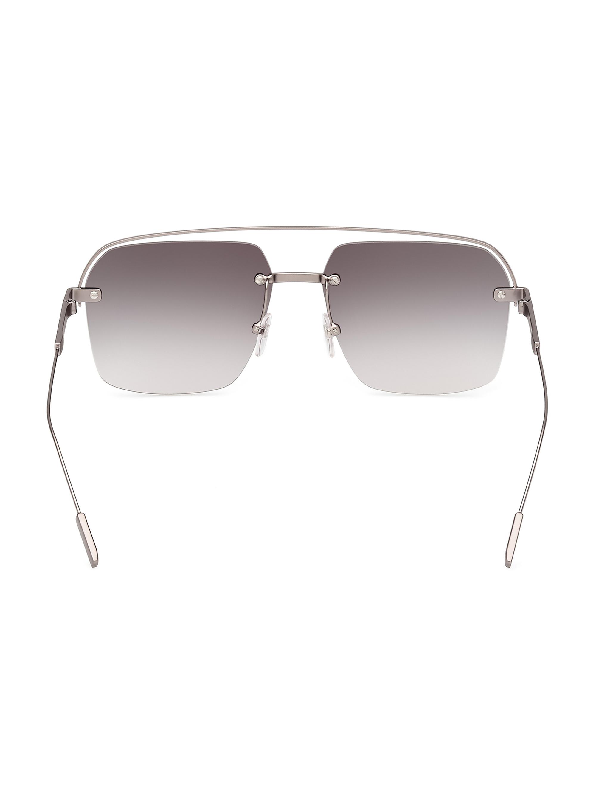 ZEGNA 57MM Plastic Aviator Sunglasses | Saks Fifth Avenue