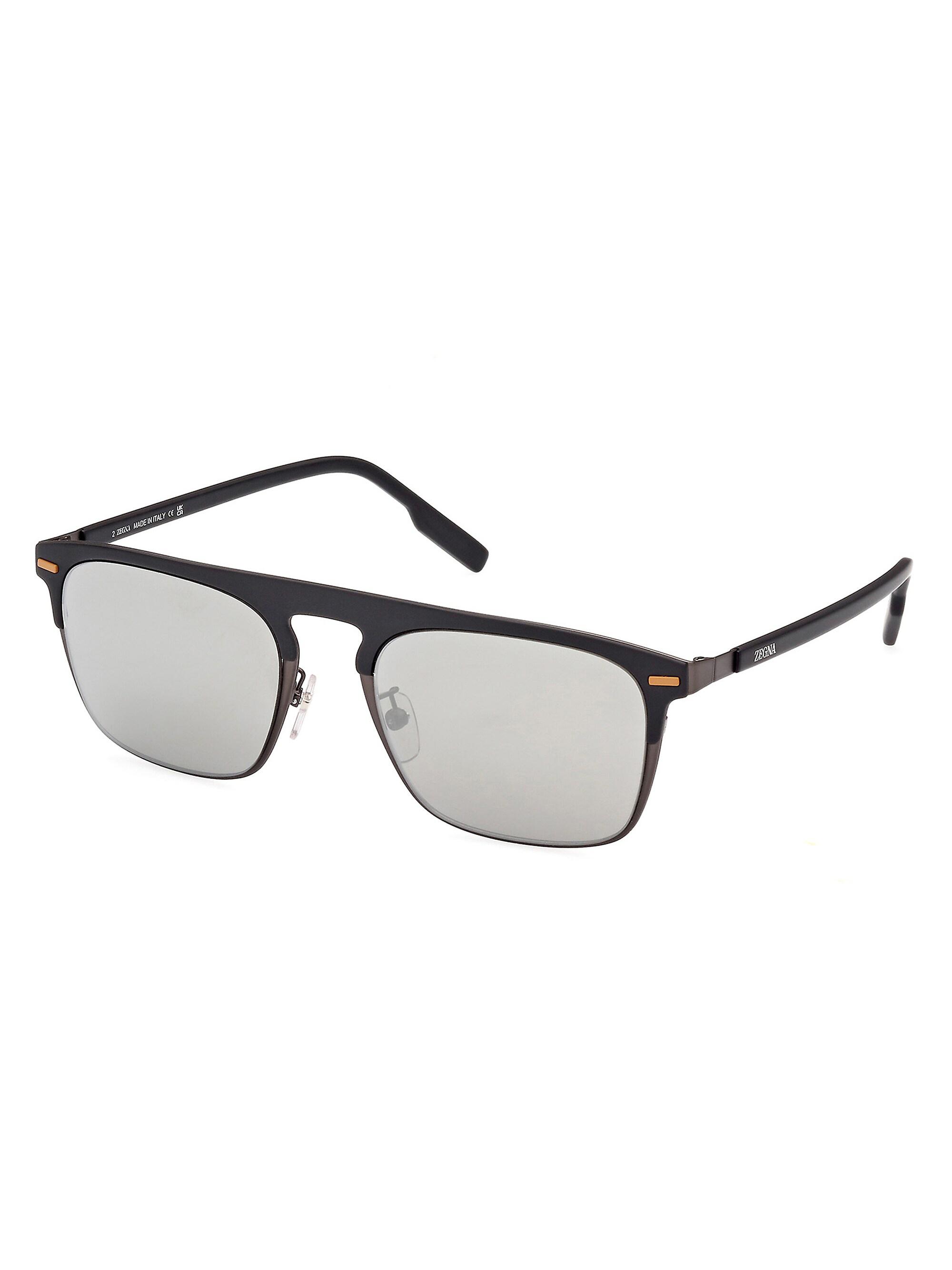 ZEGNA 62MM Square Sunglasses Saks Fifth Avenue