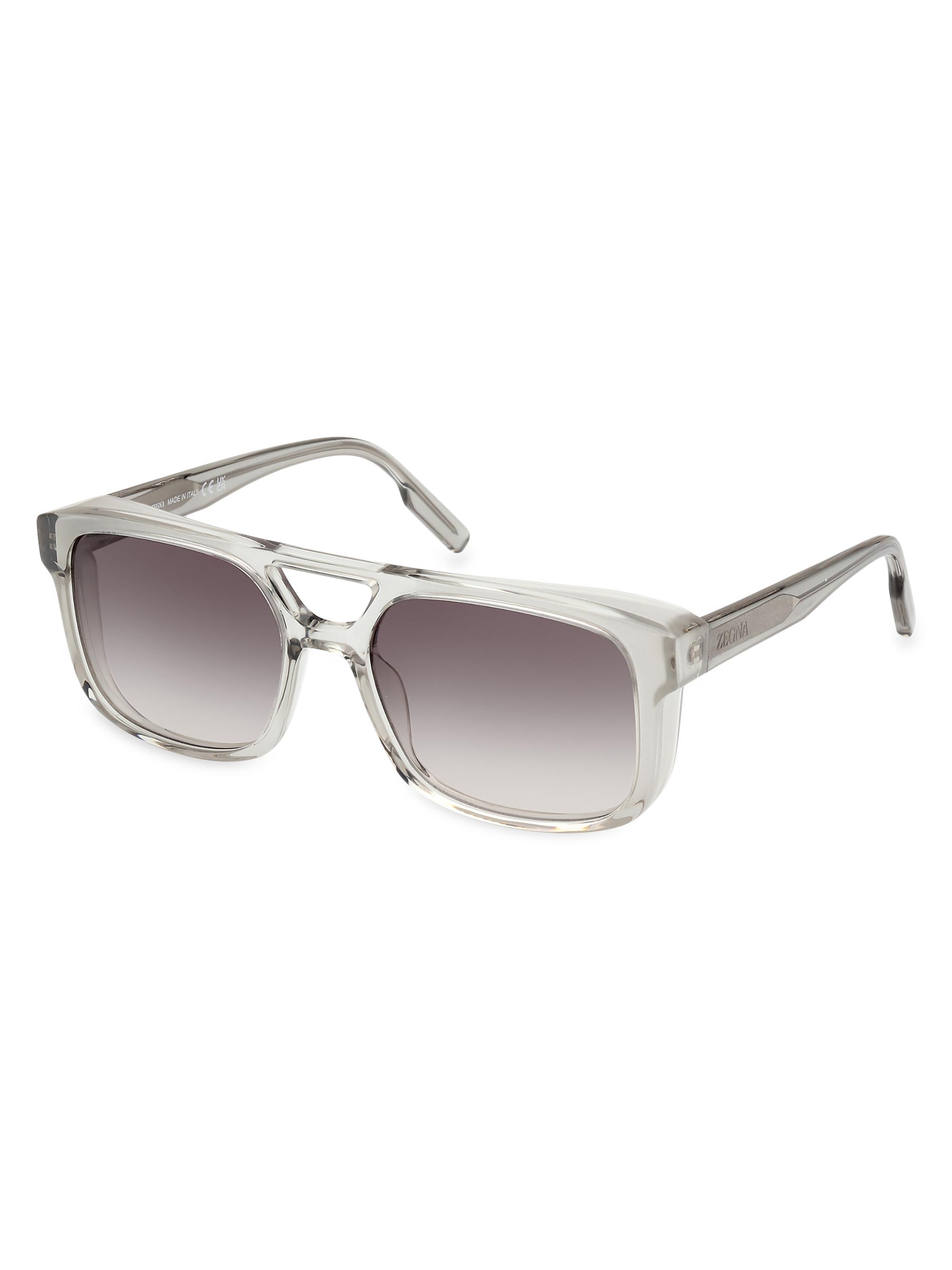 ZEGNA Men's 59MM Metal Sunglasses - Grey