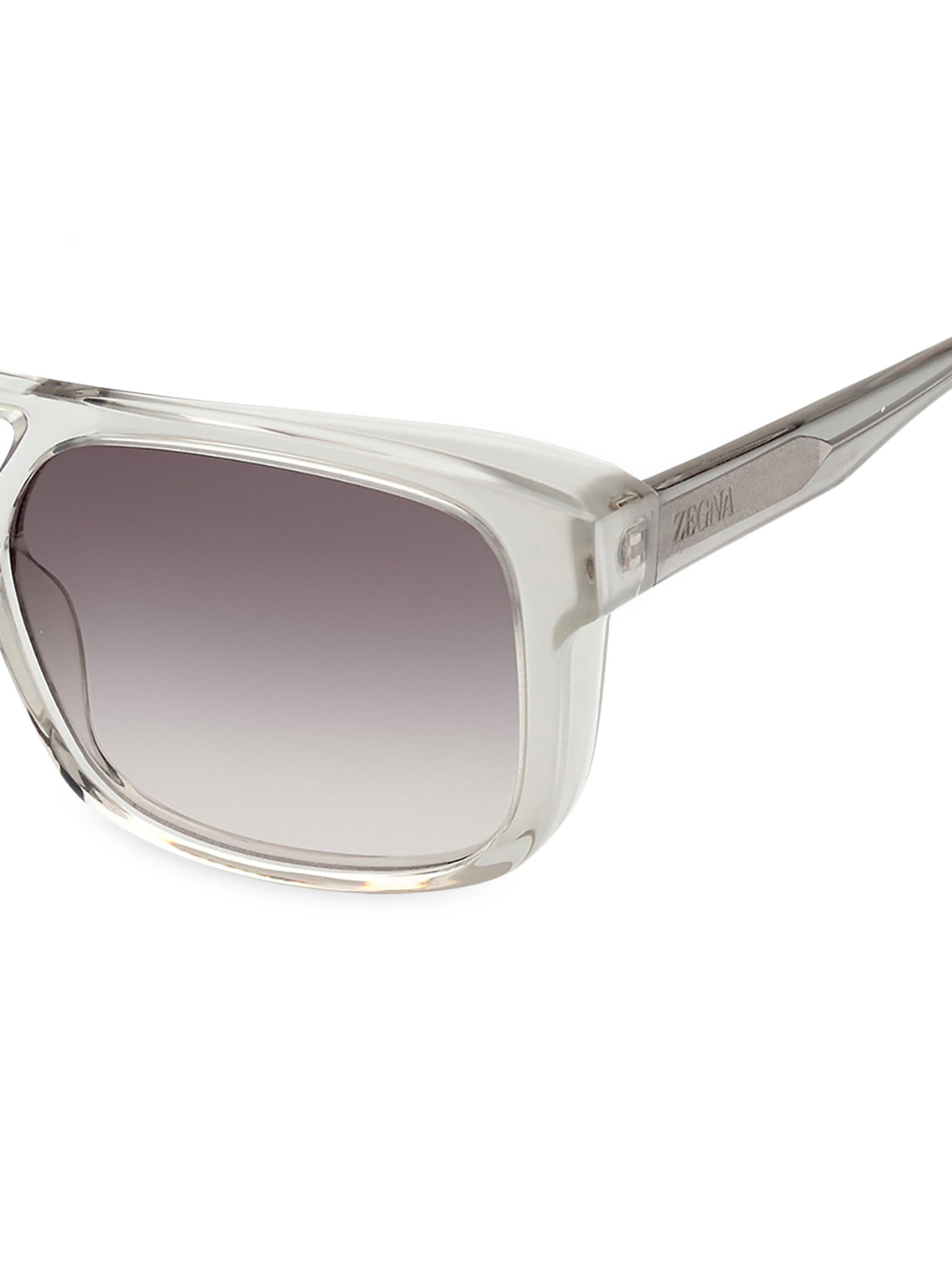 ZEGNA 59MM Metal Sunglasses | Saks Fifth Avenue