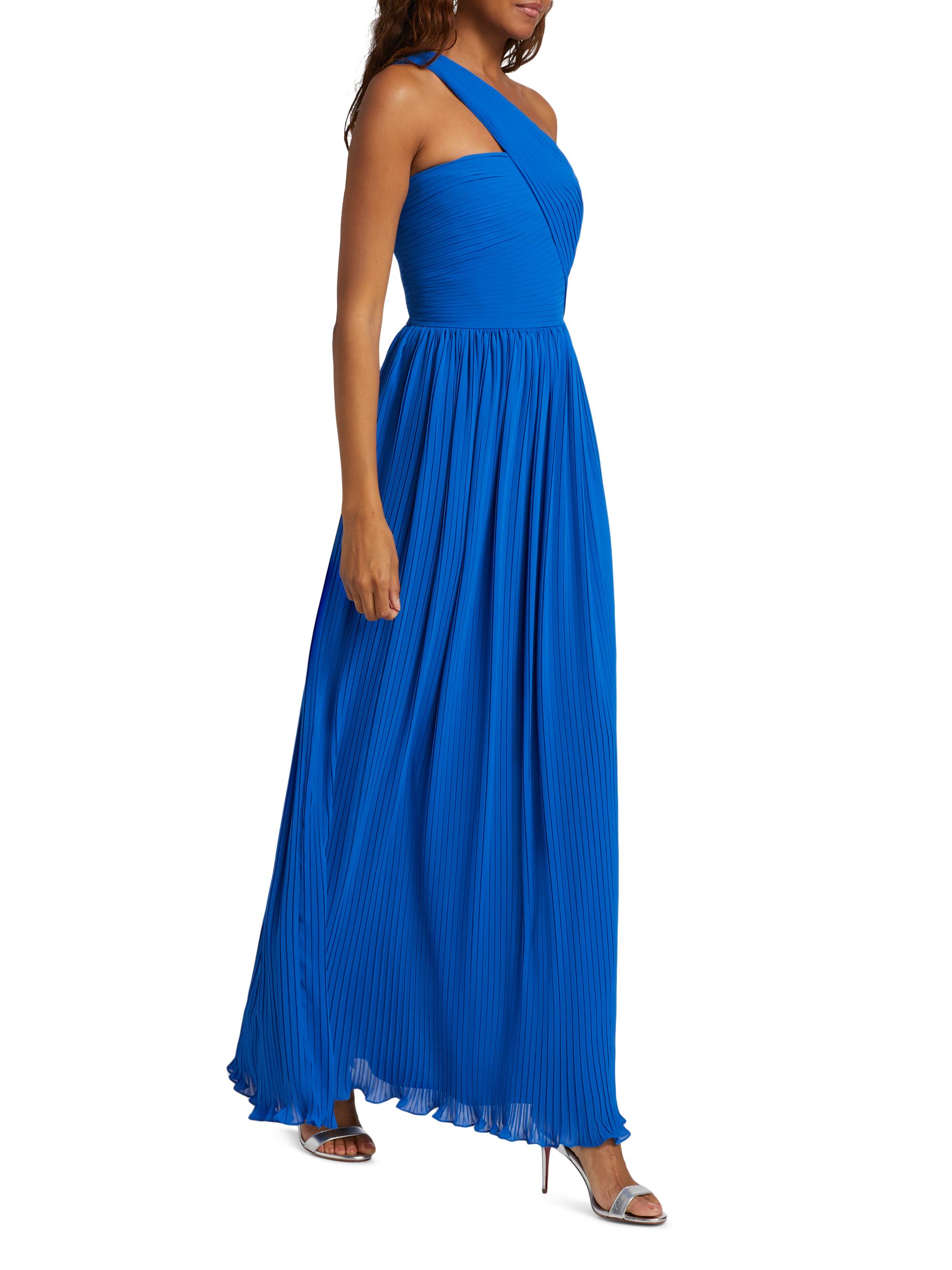 Amur Skye One-Shoulder Pleated Gown | Saks Fifth Avenue