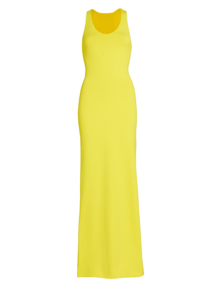 Brandon Maxwell Knit Scoopneck Maxi Dress | Saks Fifth Avenue Brandon Maxwell Knit Scoopneck Maxi Dress | Saks Fifth Avenue