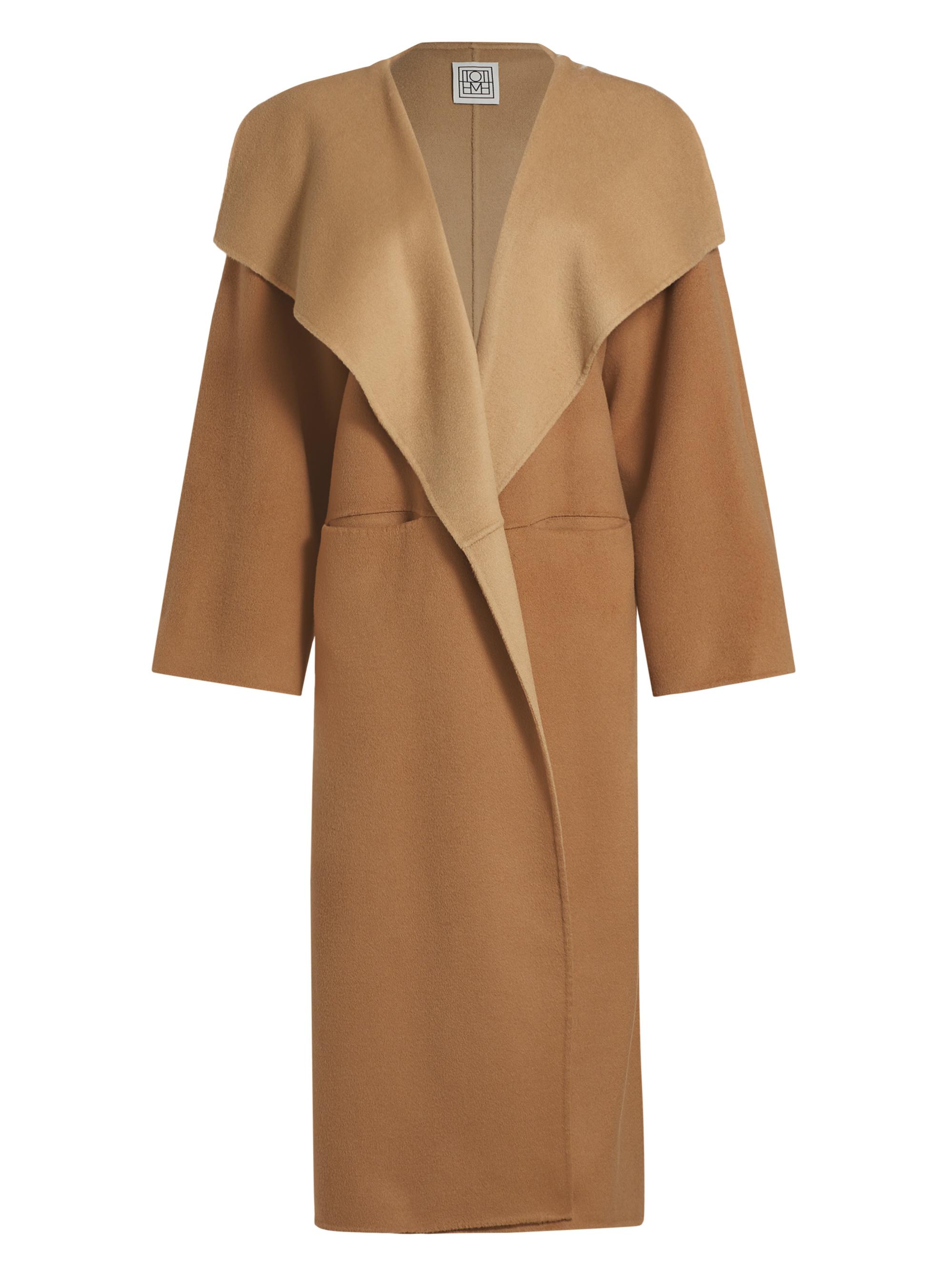 TOTEME scarf-neck trench coat - Brown