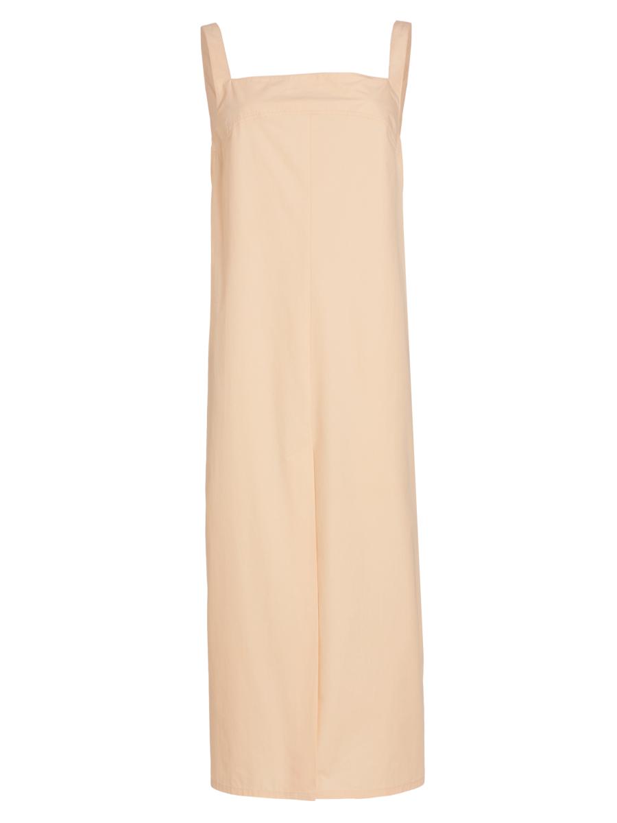 Loulou de Saison Makeen Cotton Poplin Sleeveless Midi-Dress