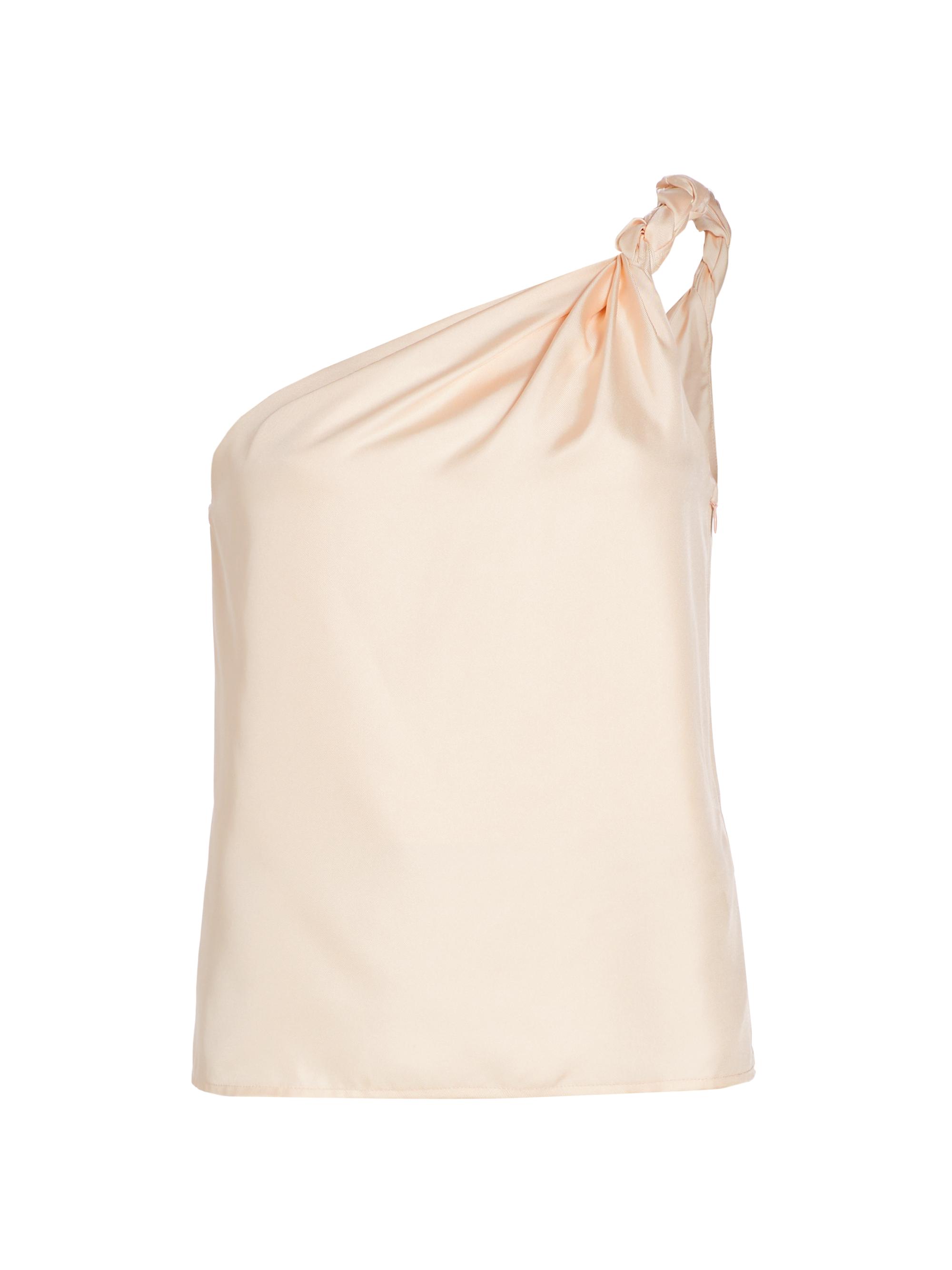 Loulou Studio Women's Adiran Silk One-Shoulder Sleeveless Blouse - Cream Rose