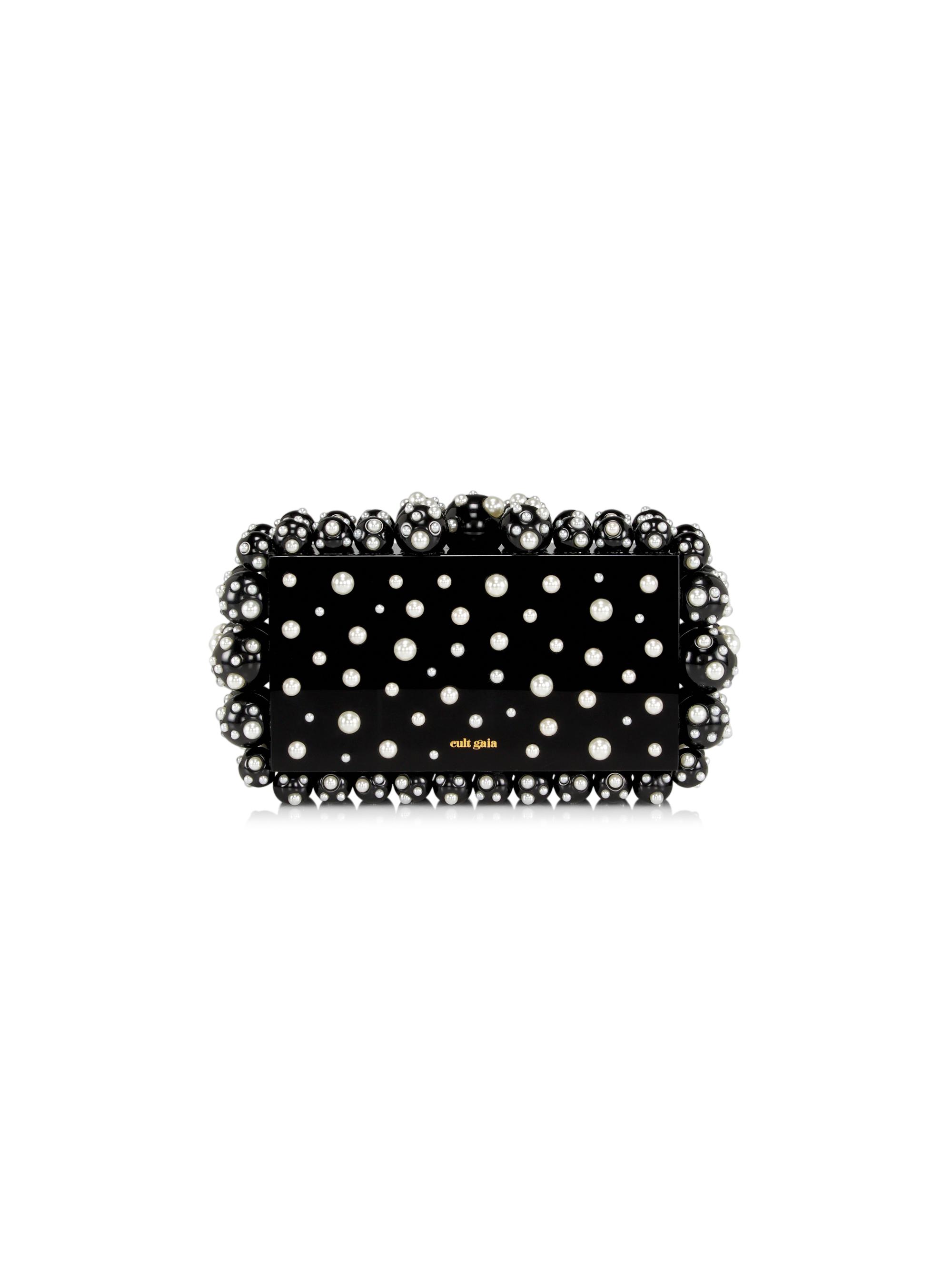 Cult Gaia Eos Imitation Pearl-Trimmed Clutch | Saks Fifth Avenue