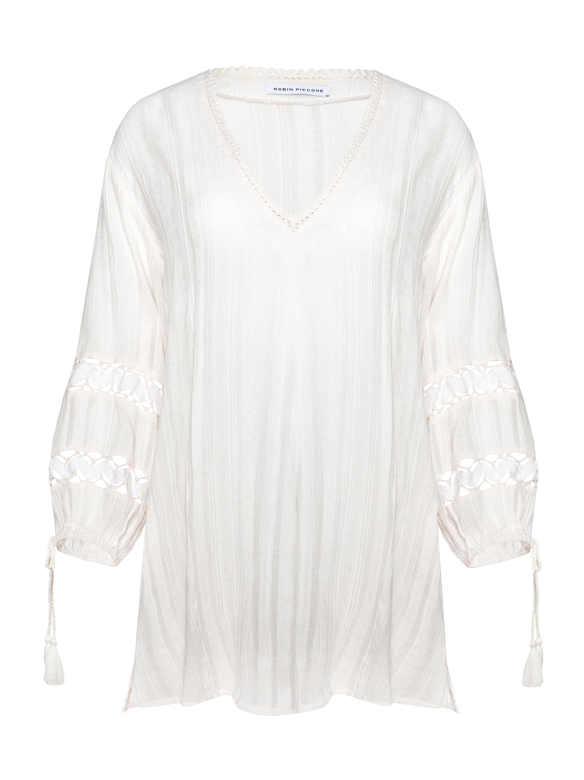 Robin Piccone Women's Jo Cotton Cover-Up Tunic - Ecru