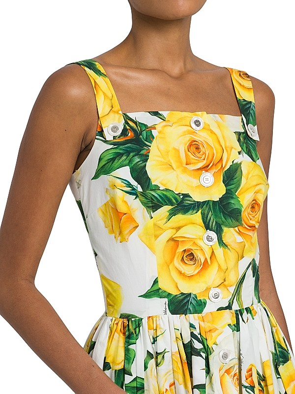dolce and gabbana yellow dress & Crochet Bustier Each piece embodies commitment premium craftsmanship Dolce & Gabbana Long Crochet