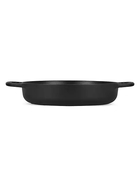 Enameled Cast Iron 9 1/2 Covered Sauce Pan - White