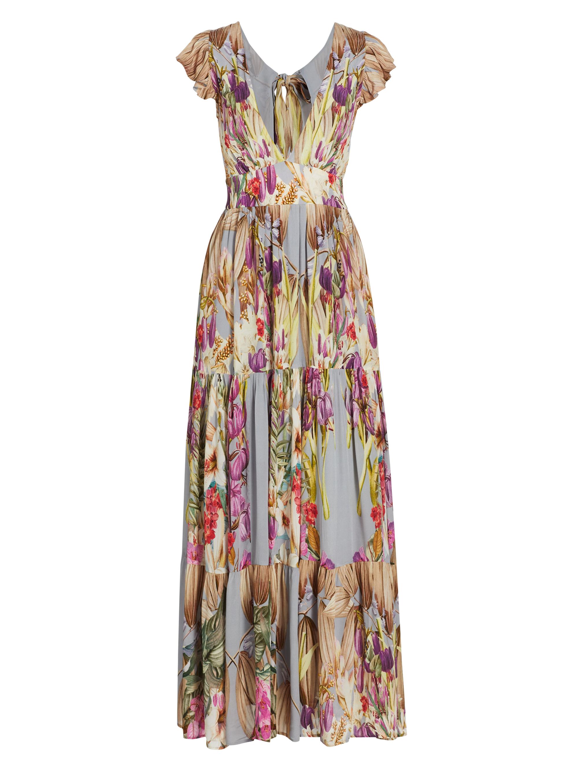 Carolina K Women's Eterna Mila Plunge Floral Maxi Dress - Fresh Flowers