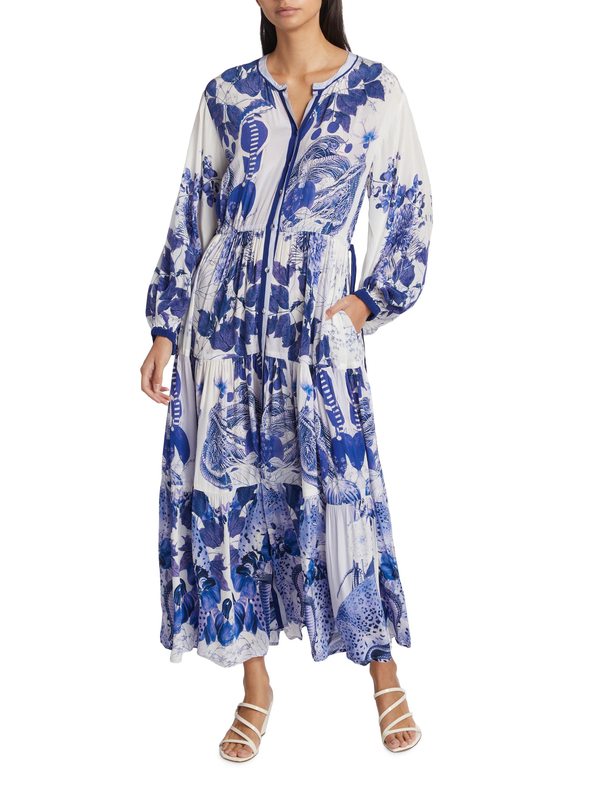 chinese dress ladies Josefina Ivory Floral Maxi Dress main image 1