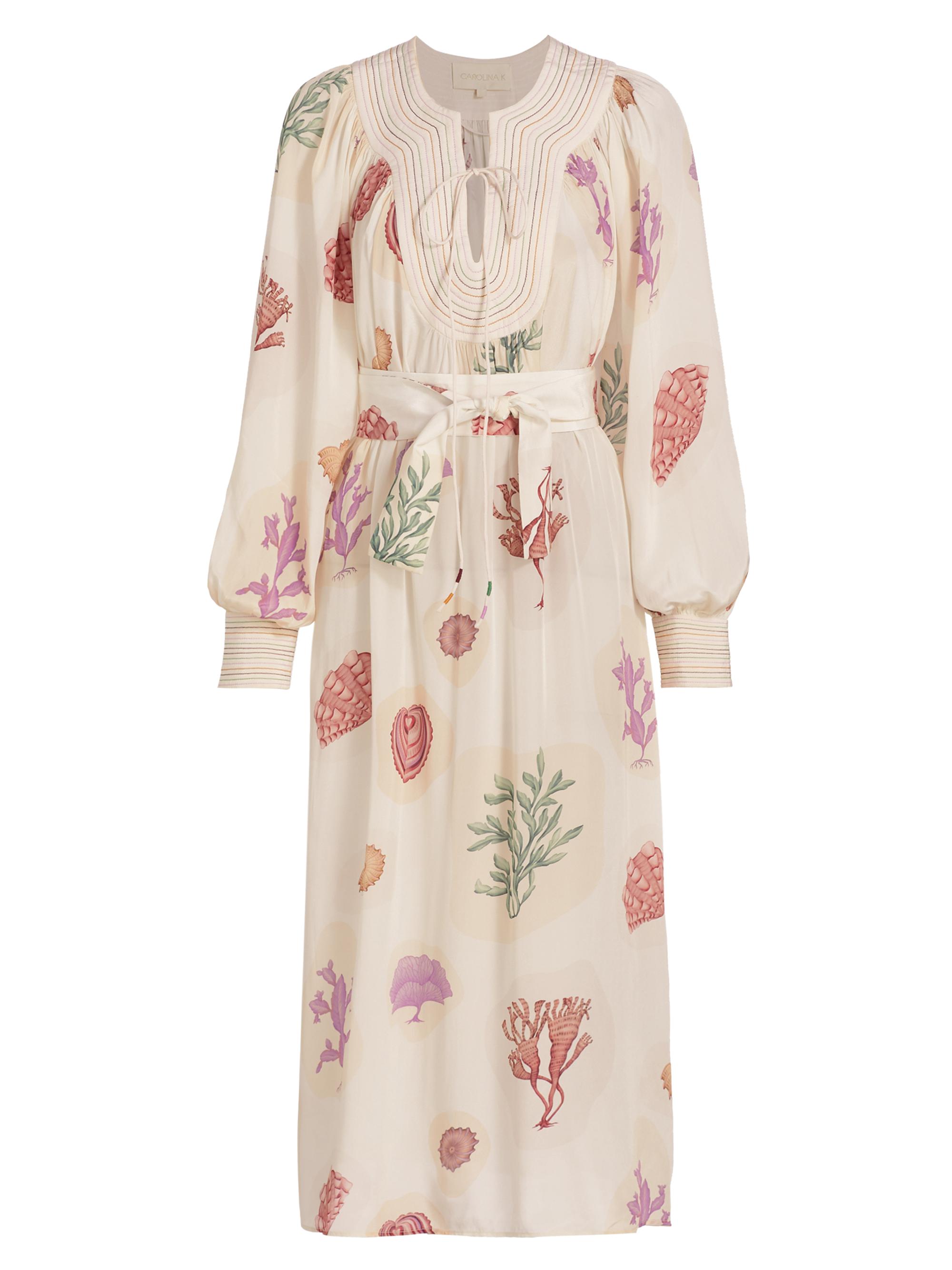 Carolina K Eterna Katya Printed Midi-Dress | Saks Fifth Avenue