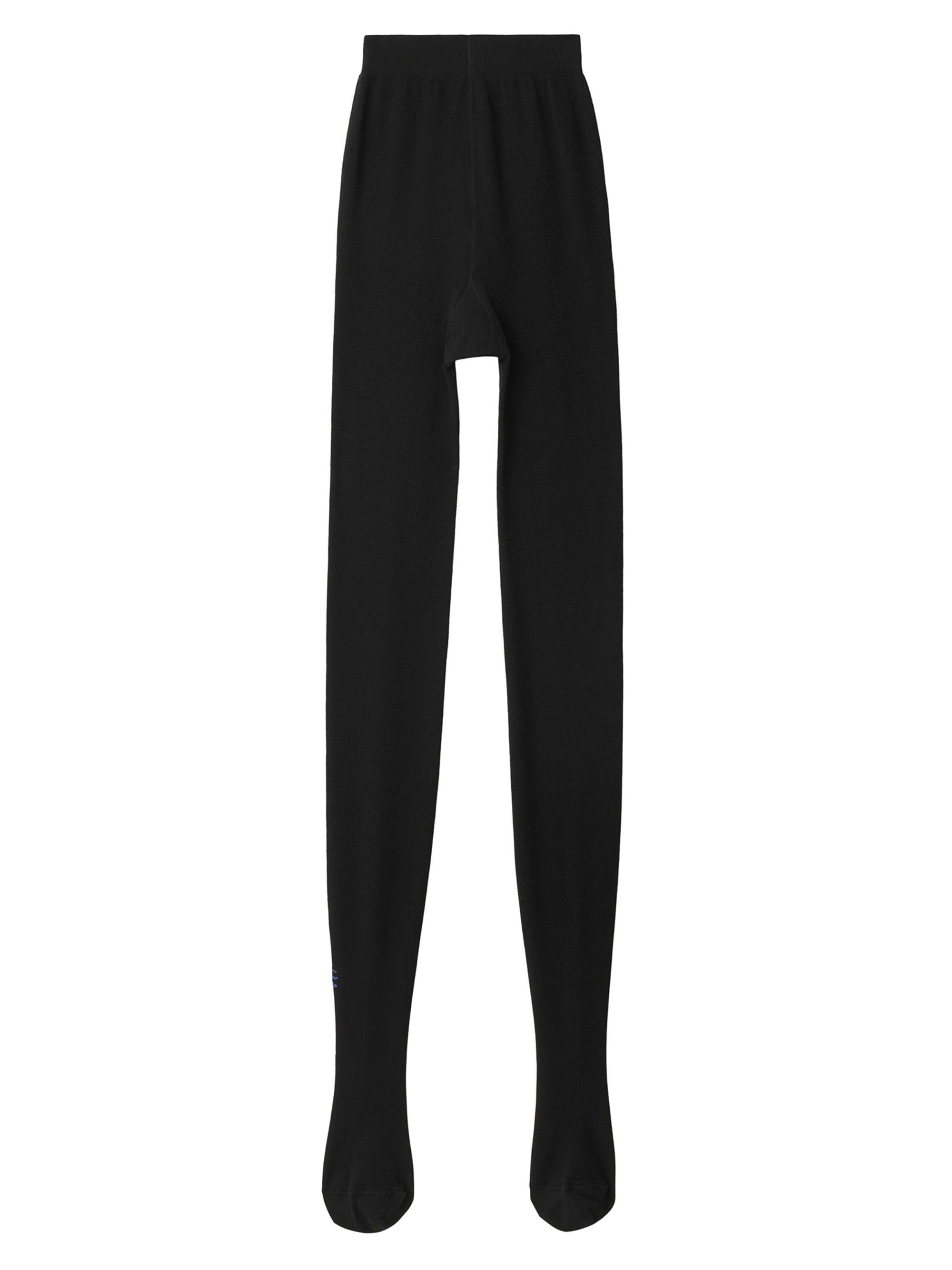 Burberry Women's Wool-Blend Pique Tights - Black