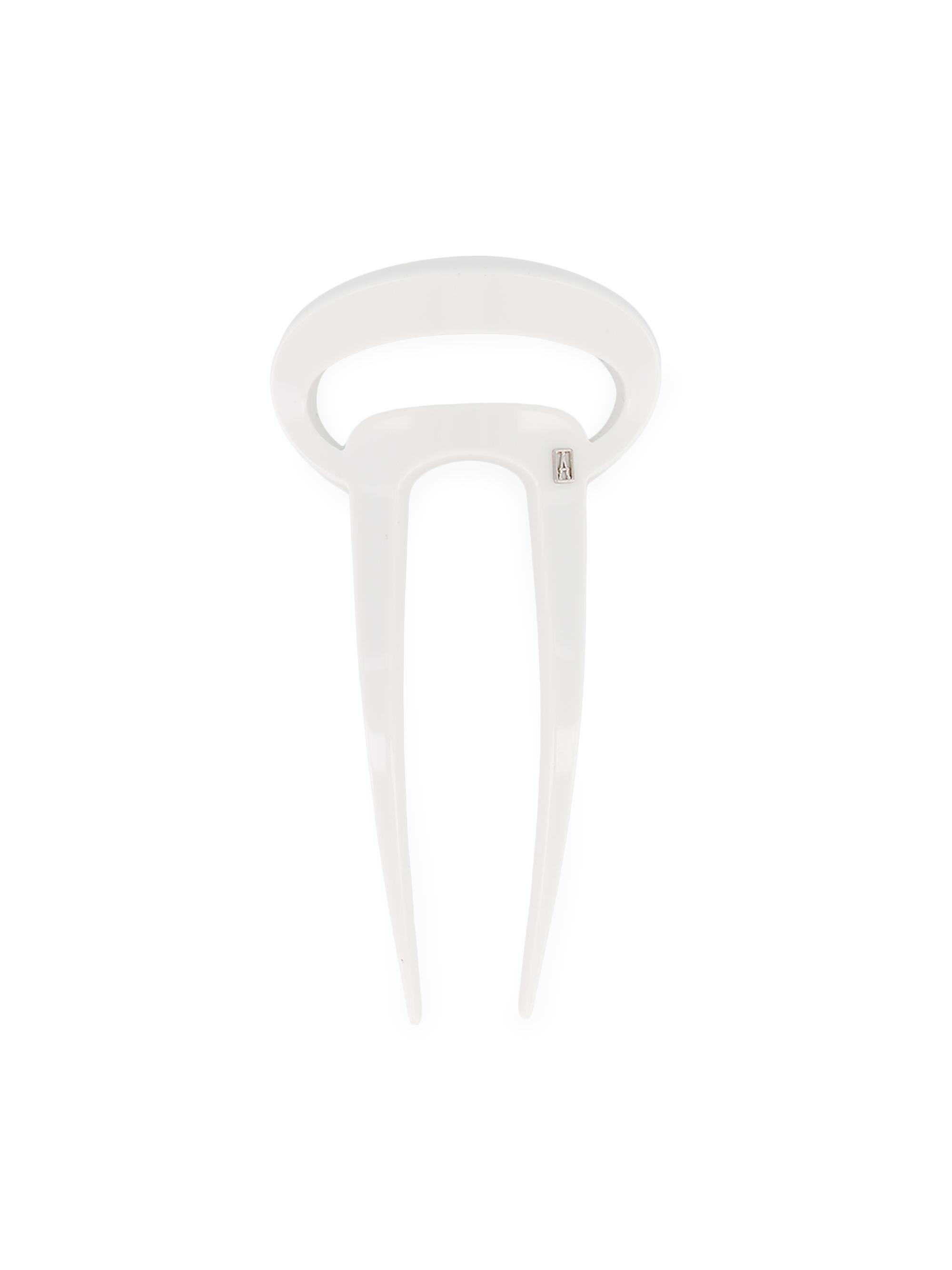 Alexandre de Paris Women's Conceptuel Hair Fork - Craie