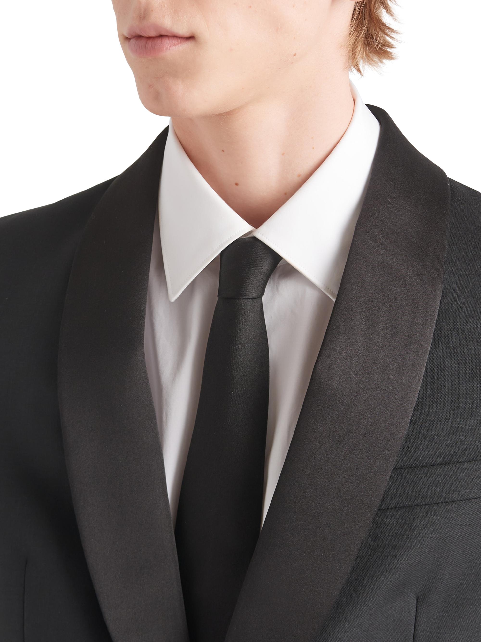 Prada Single-Breasted Wool and Mohair Tuxedo | Saks Fifth Avenue