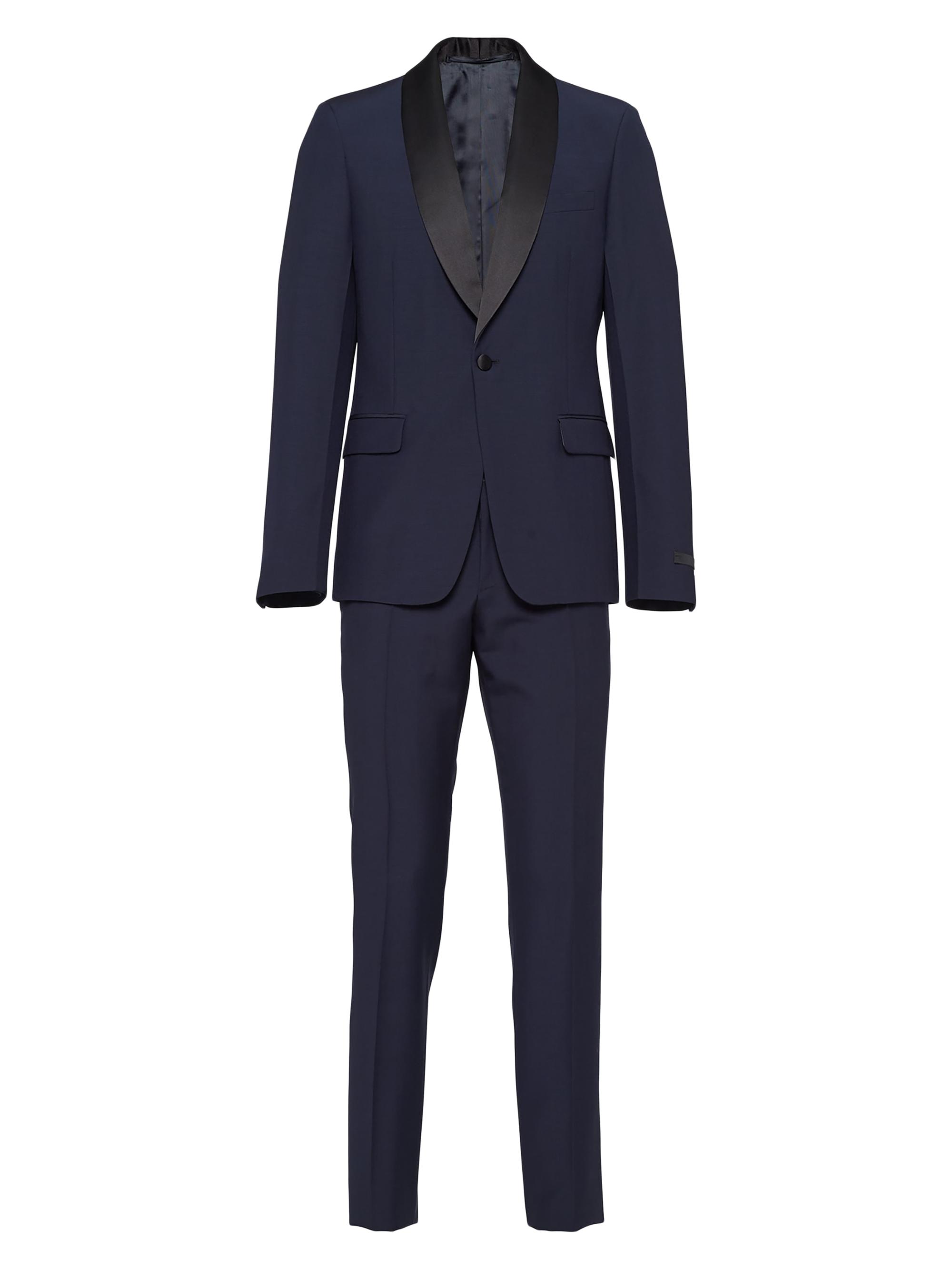 Prada Men's Single-Breasted Wool and Mohair Tuxedo - Blue