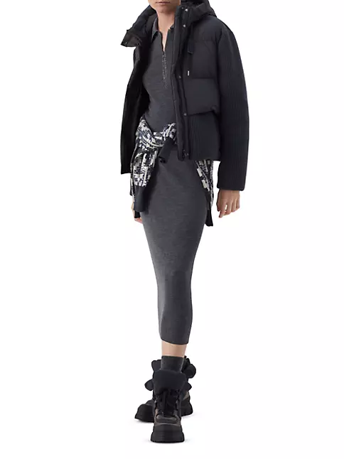 Chanel Black Cashmere Cap Sleeve Mini Knit Dress 36 Xs