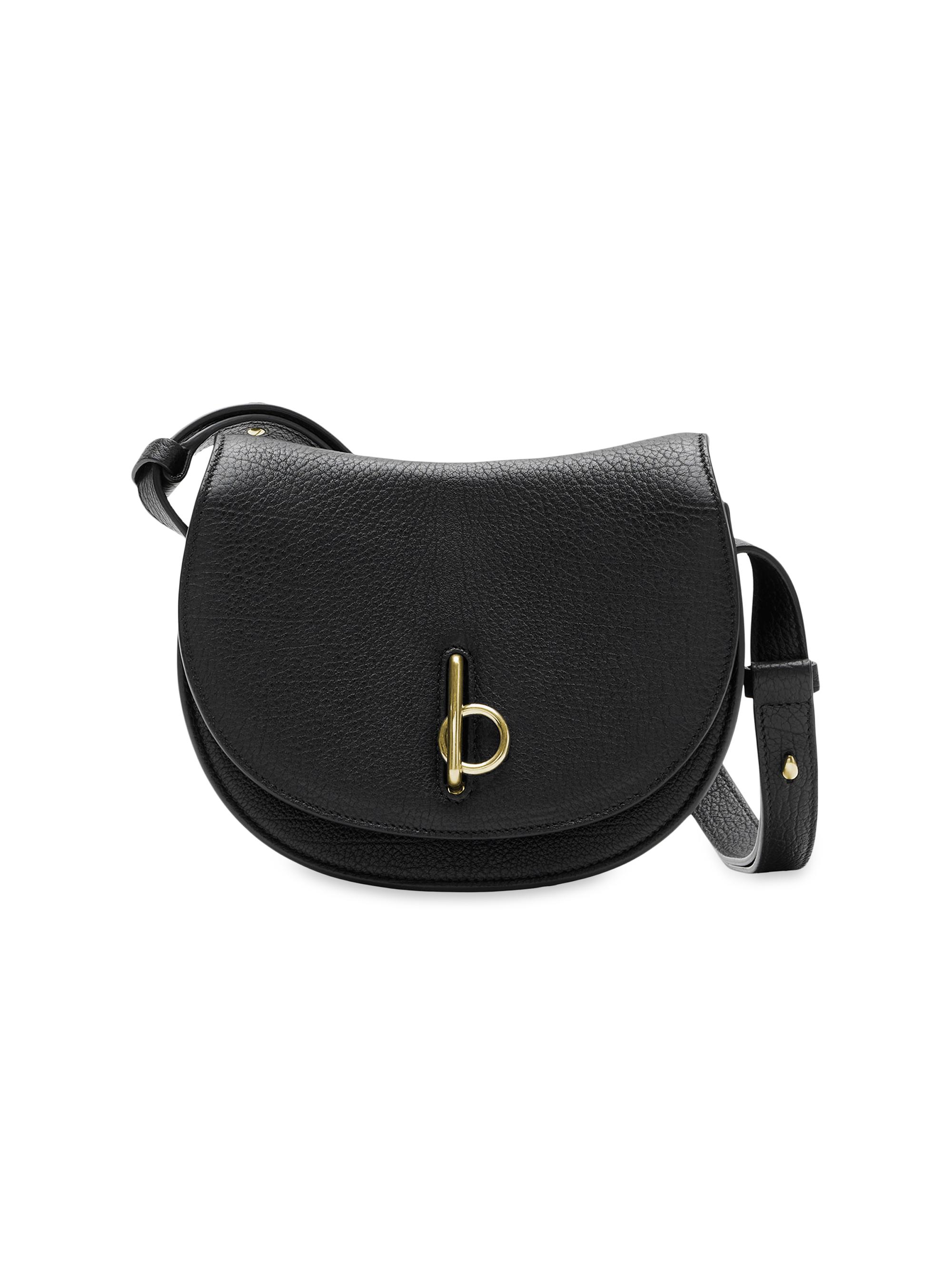 Burberry Women's Mini Rocking Horse Leather Bag - Black
