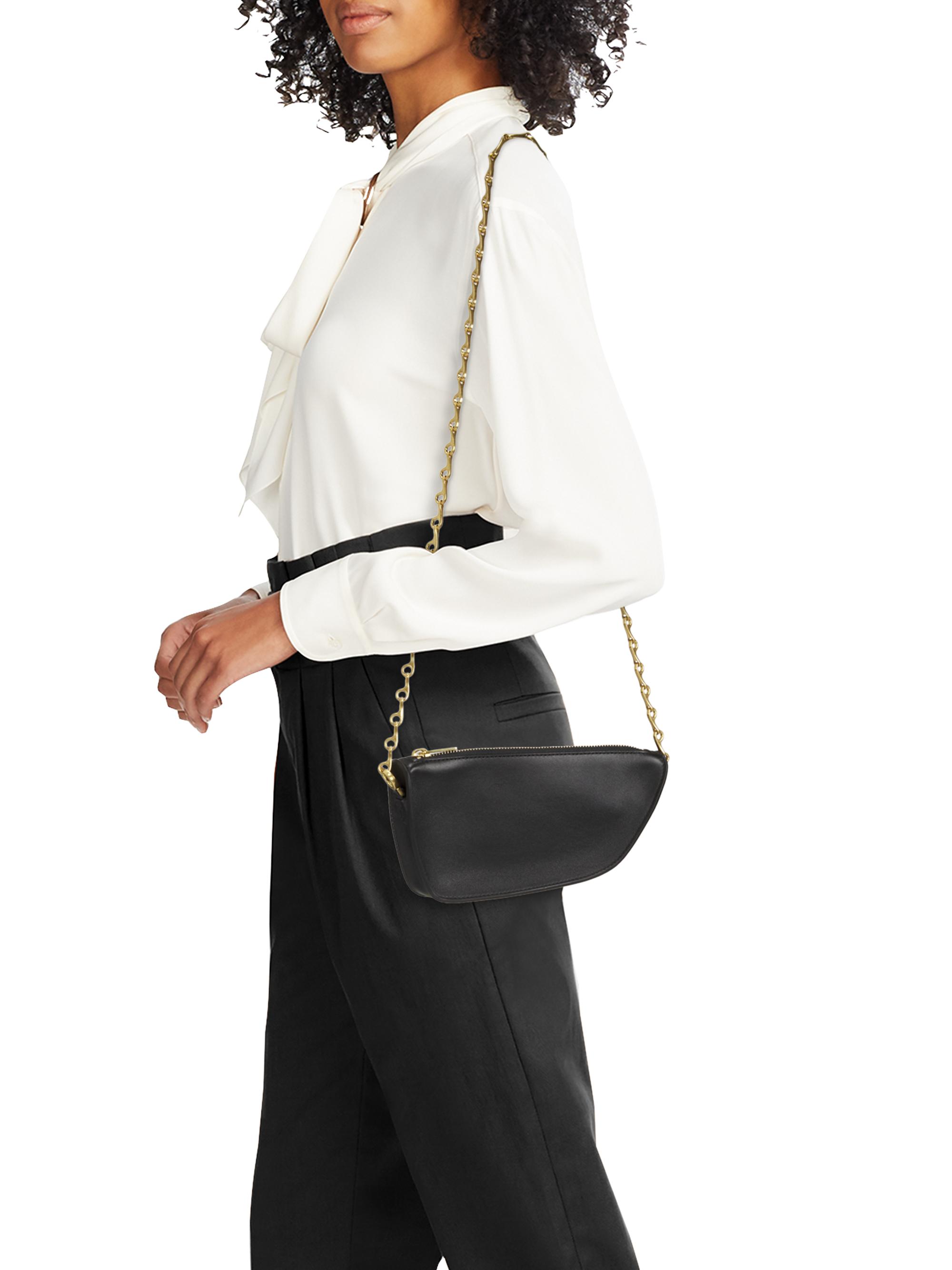 Burberry Micro Shield Leather Sling Bag | Saks Fifth Avenue