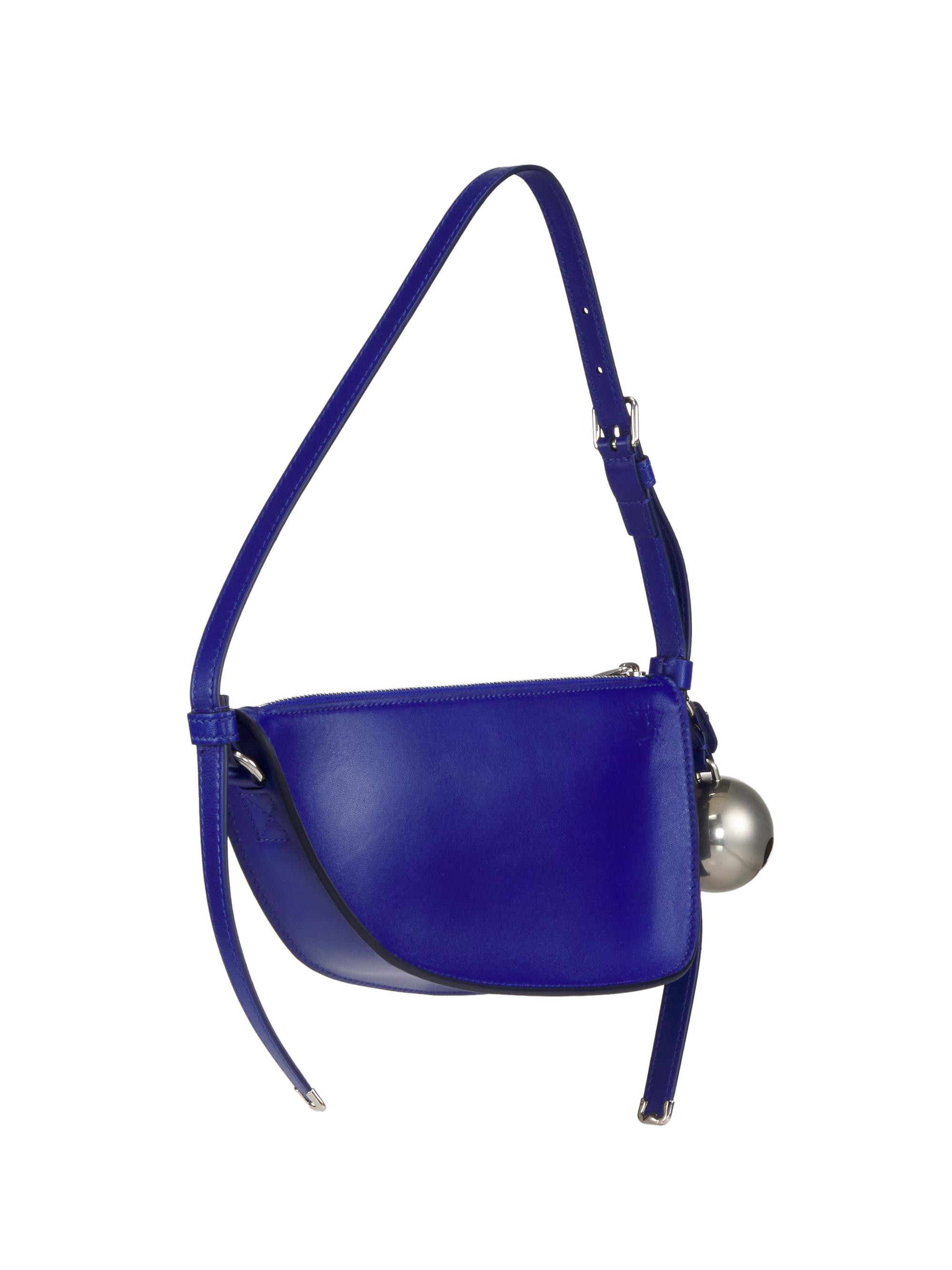 Burberry mini Shield leather shoulder bag - Blue