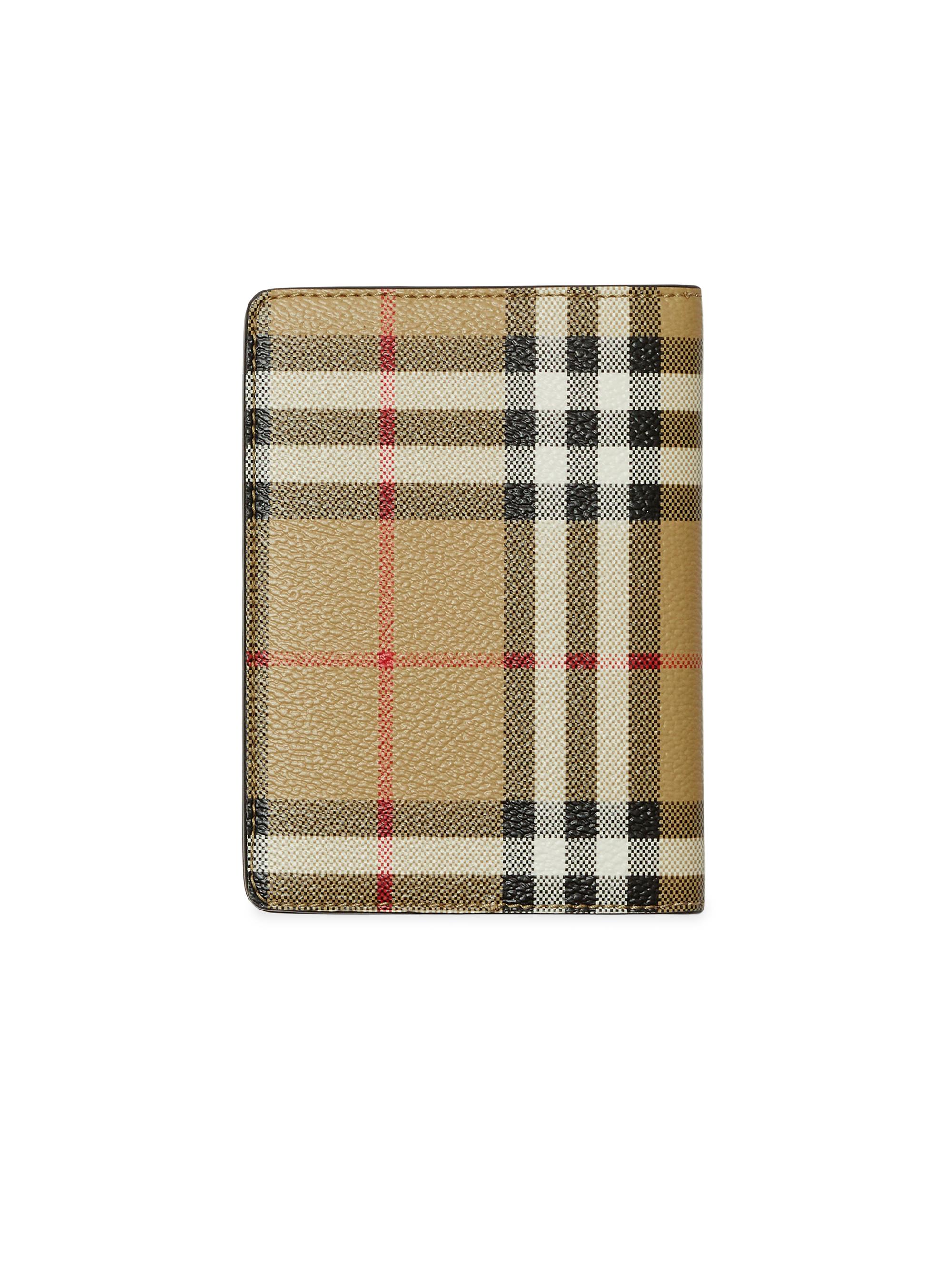 Burberry Check Bifold Passport Holder | Saks Fifth Avenue