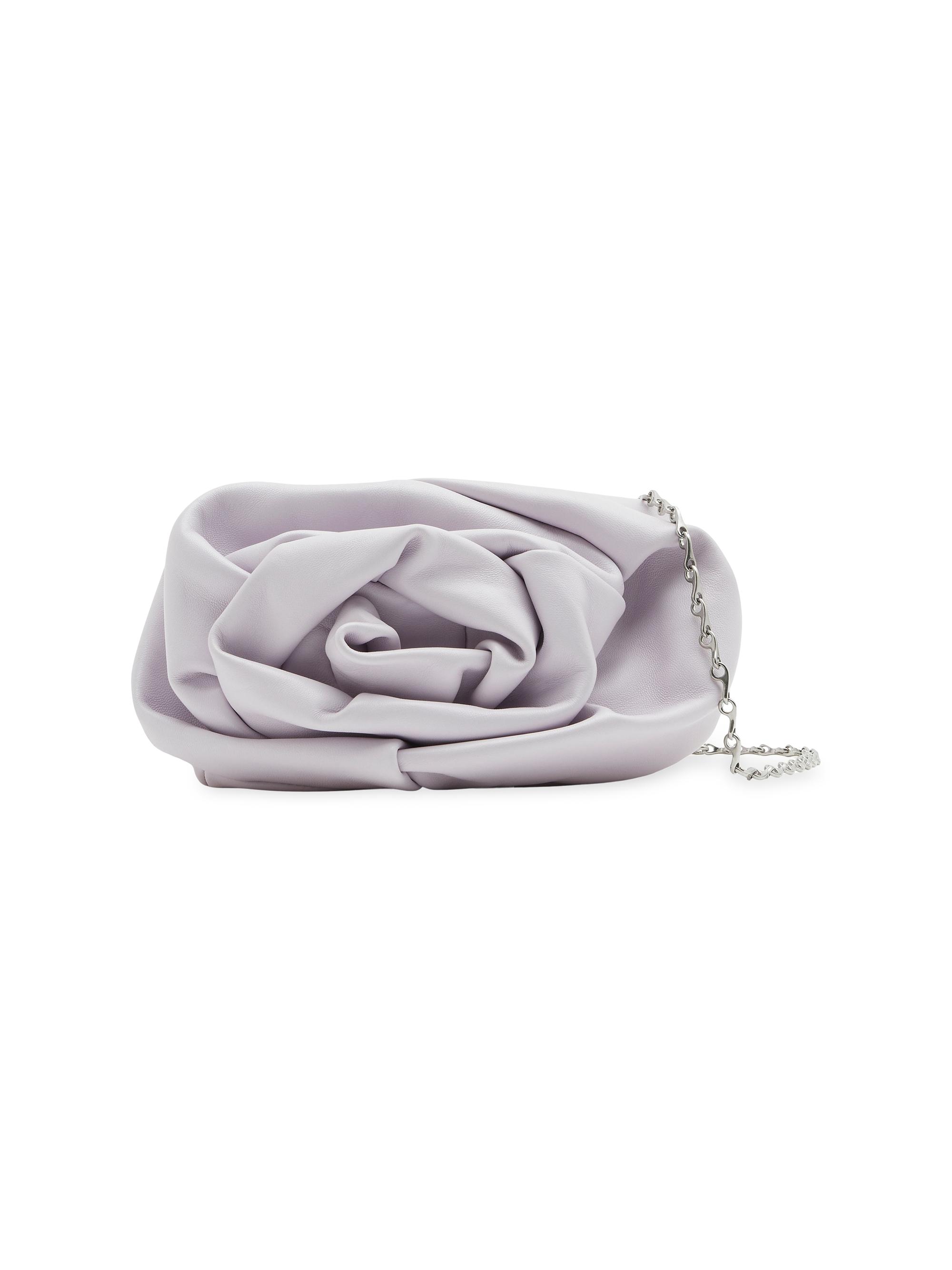 Burberry Rose Leather Chain Clutch | Saks Fifth Avenue