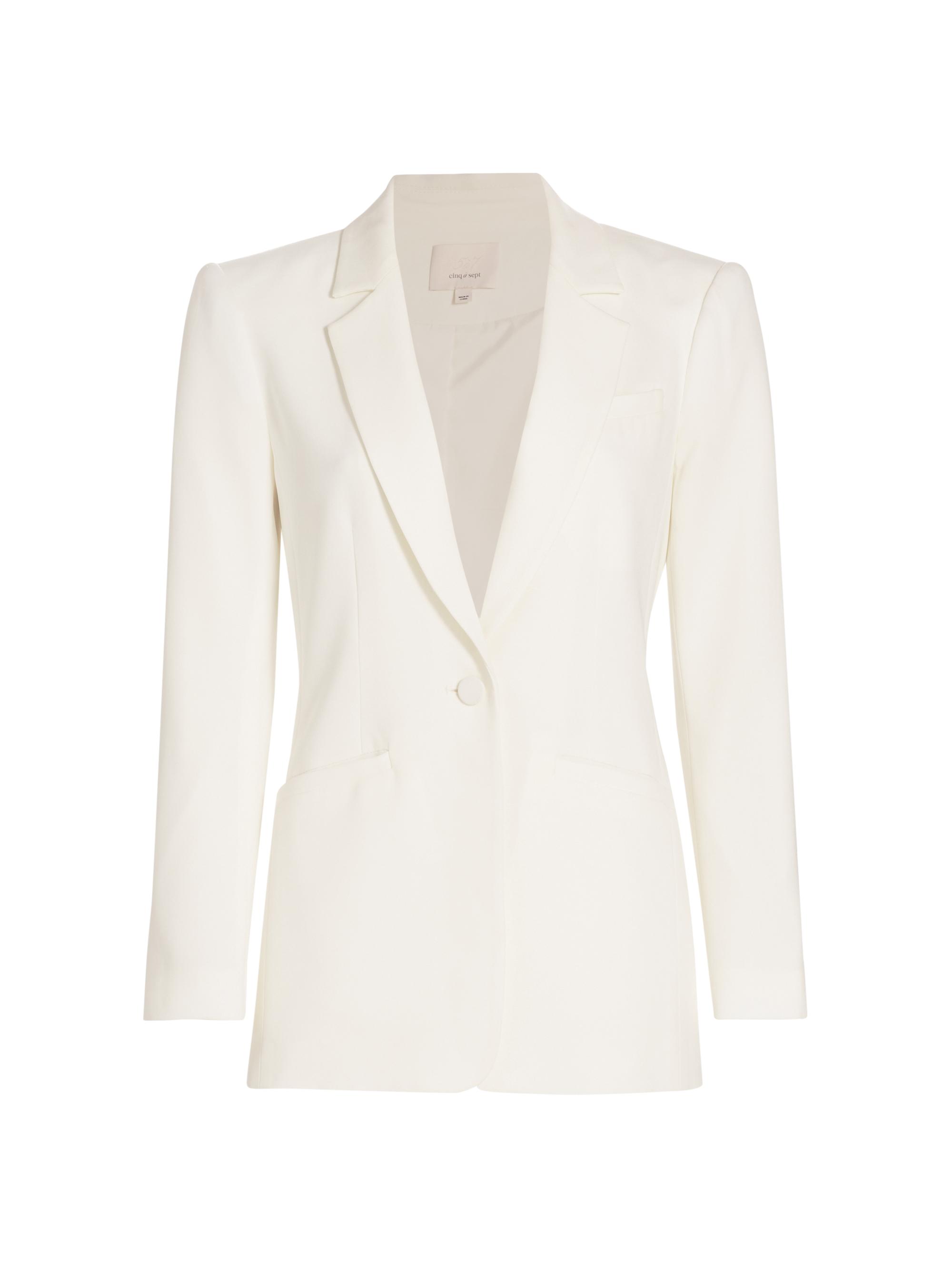 L'AGENCE Wayne Crop Double-Breasted Blazer | Saks Fifth Avenue