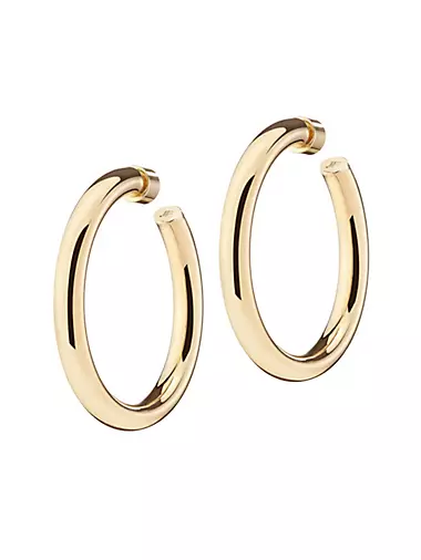 Natasha 14K Gold-Plated Baby Hoop Earrings