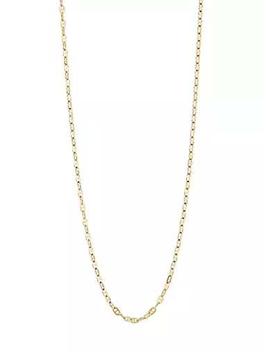 Small 10K Gold-Plated Mariner Chain Necklace