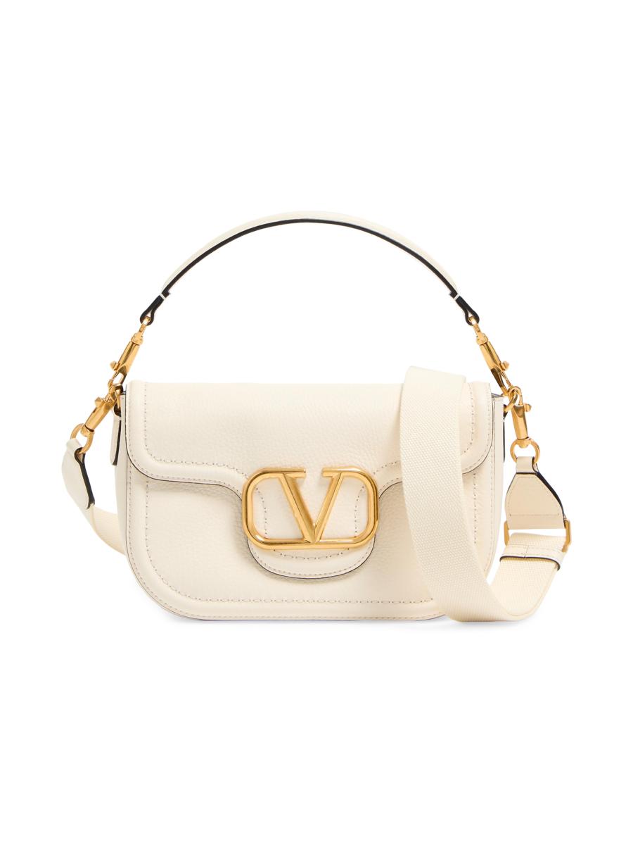 ショルダーバッグ・ポシェット Valentino Garavani Alltime Grainy Leather Crossbody Bag Valentino Garavani Alltime Shoulder Bag In Grainy Calfskin