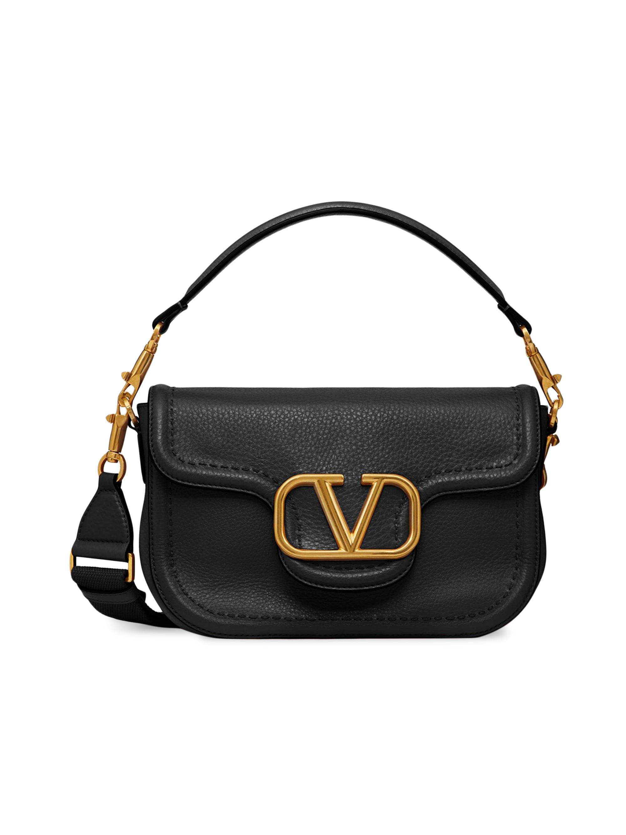 Valentino Garavani Small Rockstud Grainy Calfskin Crossbody Bag