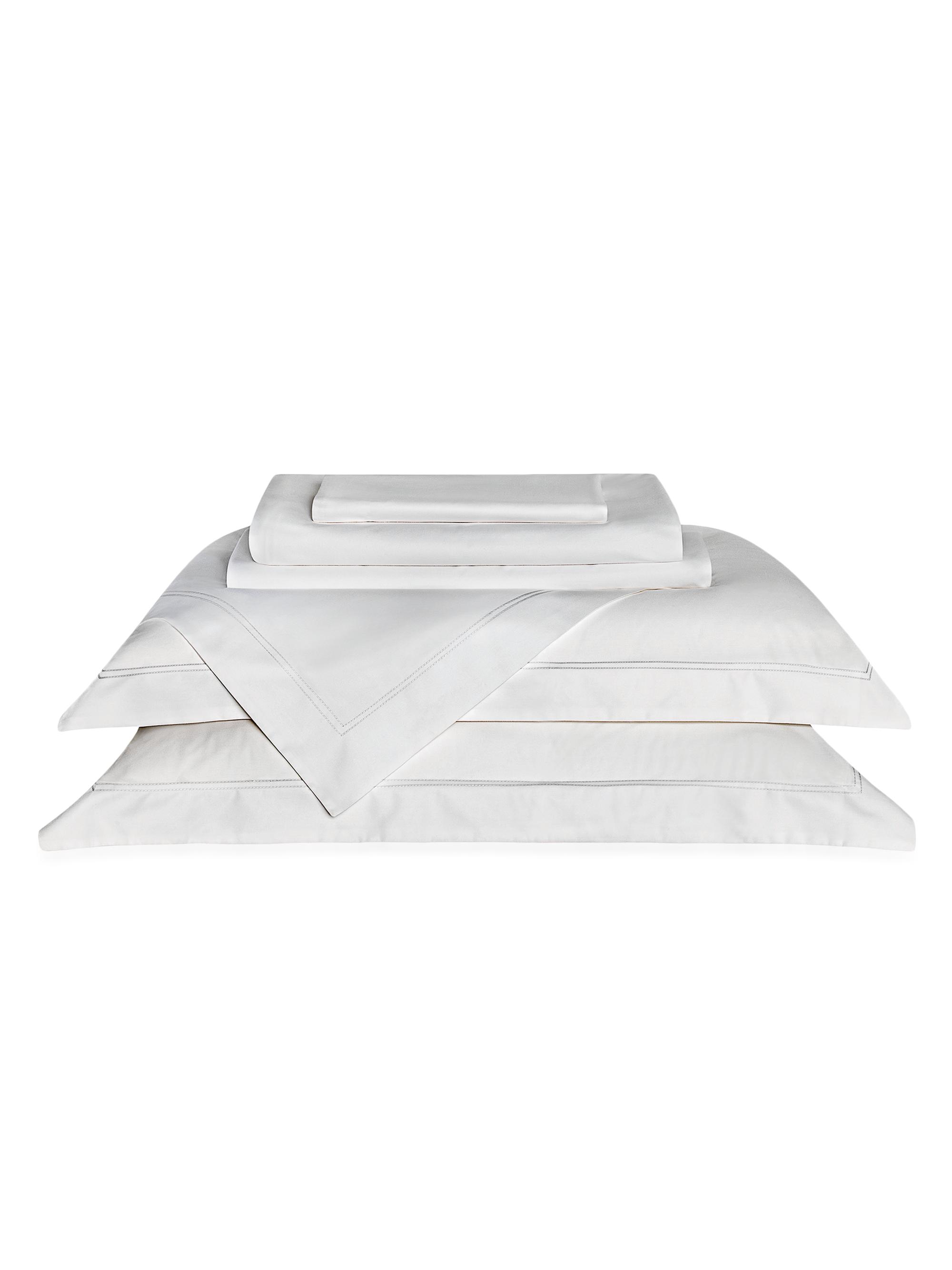 Togas Royal Fitted & Flat Sheet Collection - White Queen