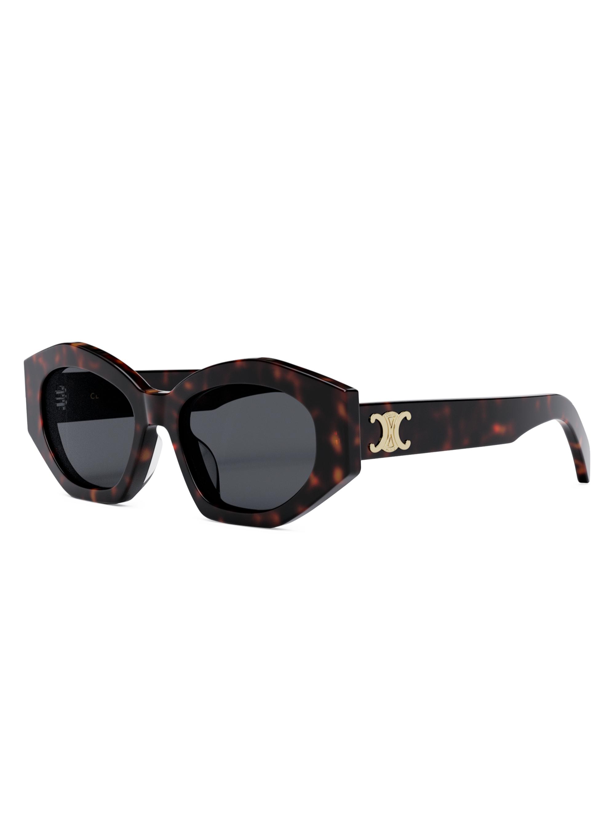 CELINE Triomphe 55MM Geometric Sunglasses | Saks Fifth Avenue