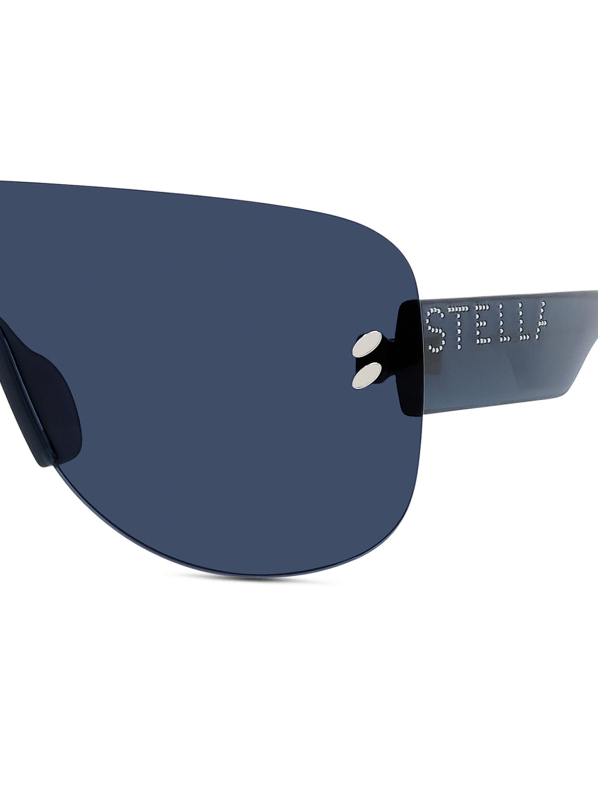 Shop Stella McCartney Logo Mask Sunglasses | Saks Fifth Avenue
