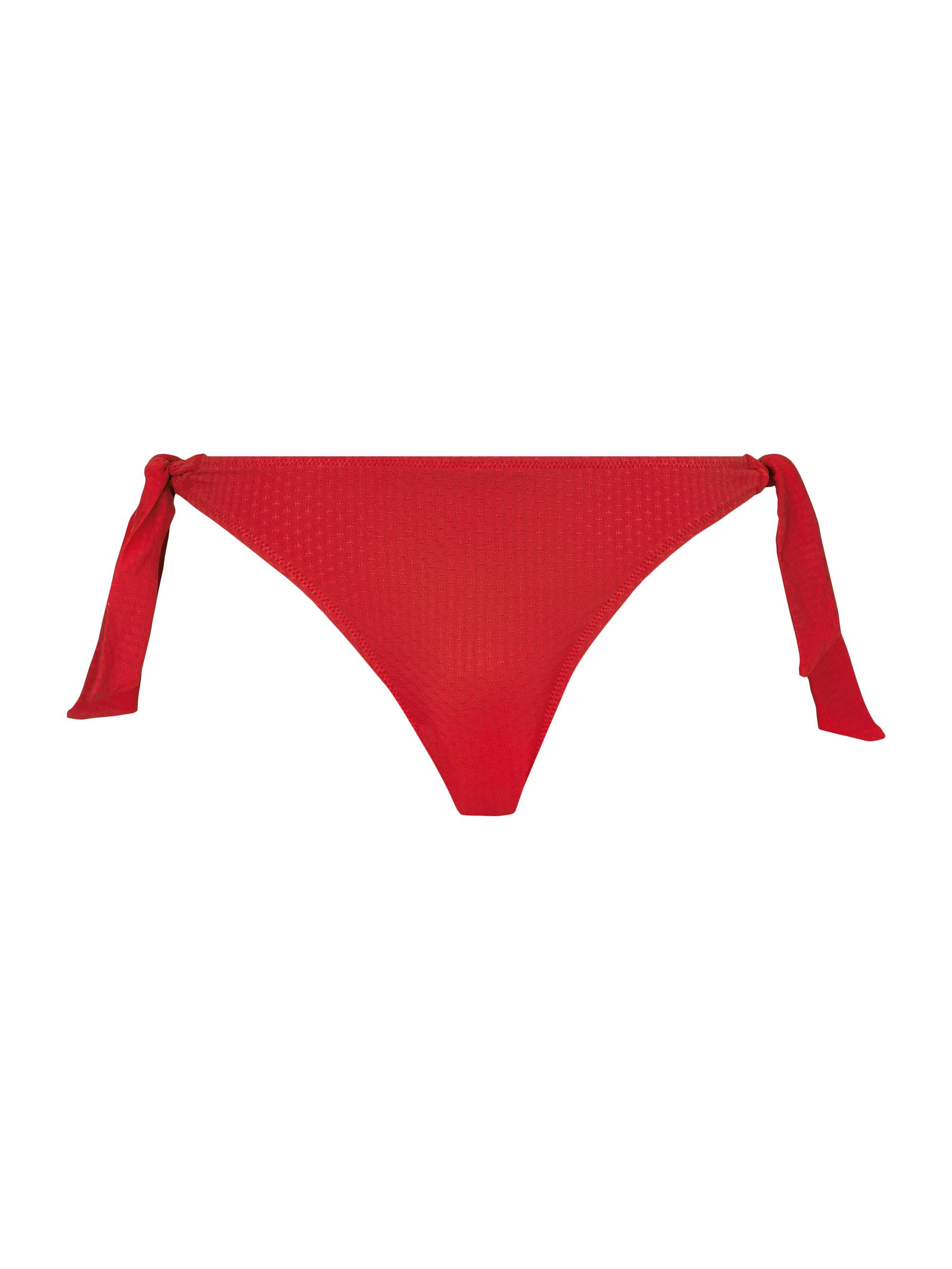Vilebrequin Women's Flamme Low-Waist String Bikini Bottom - Moulin Rouge