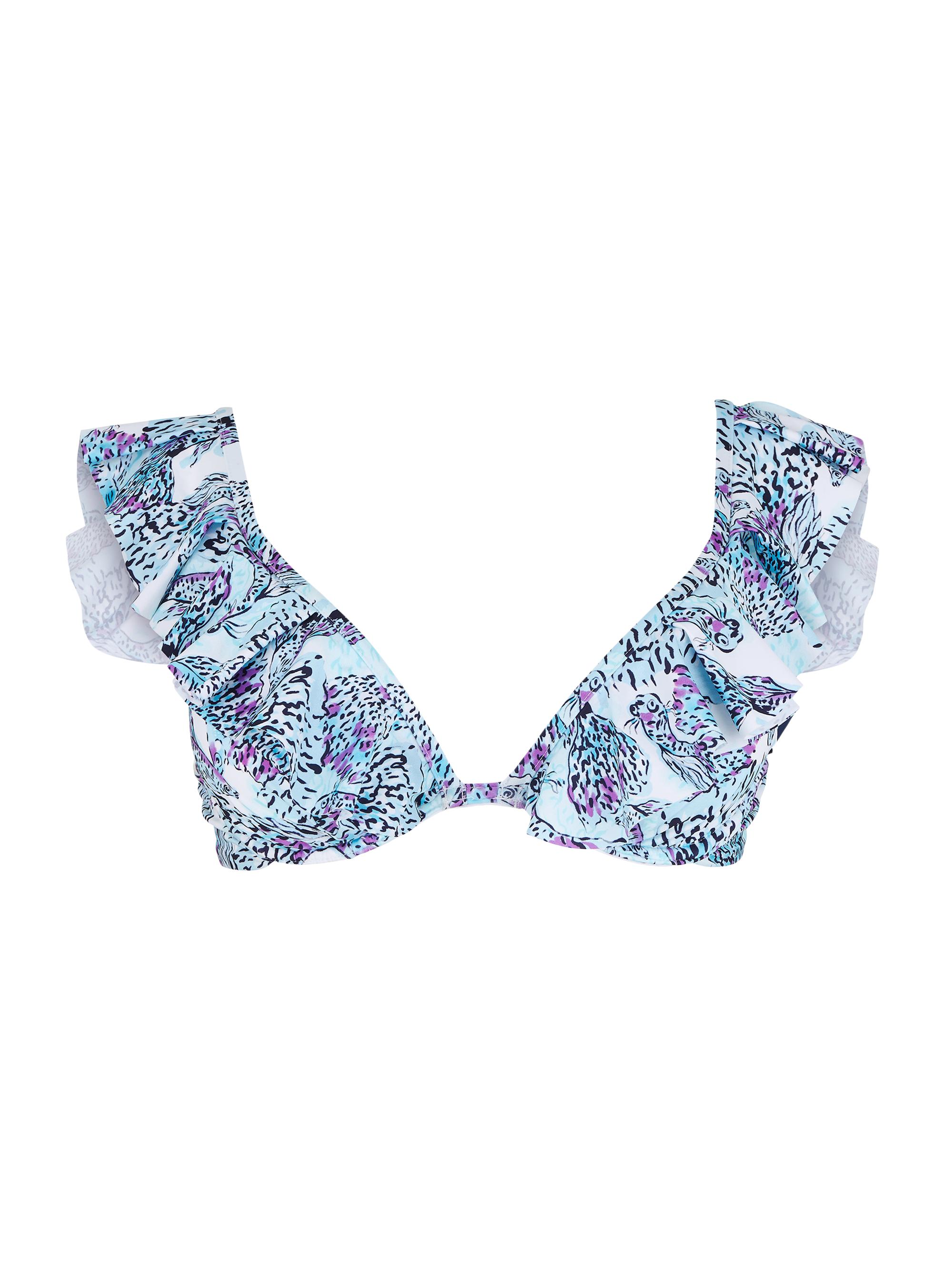 Vilebrequin Women's Lizzy Ruffled Underwire Bikini Top - Blanc