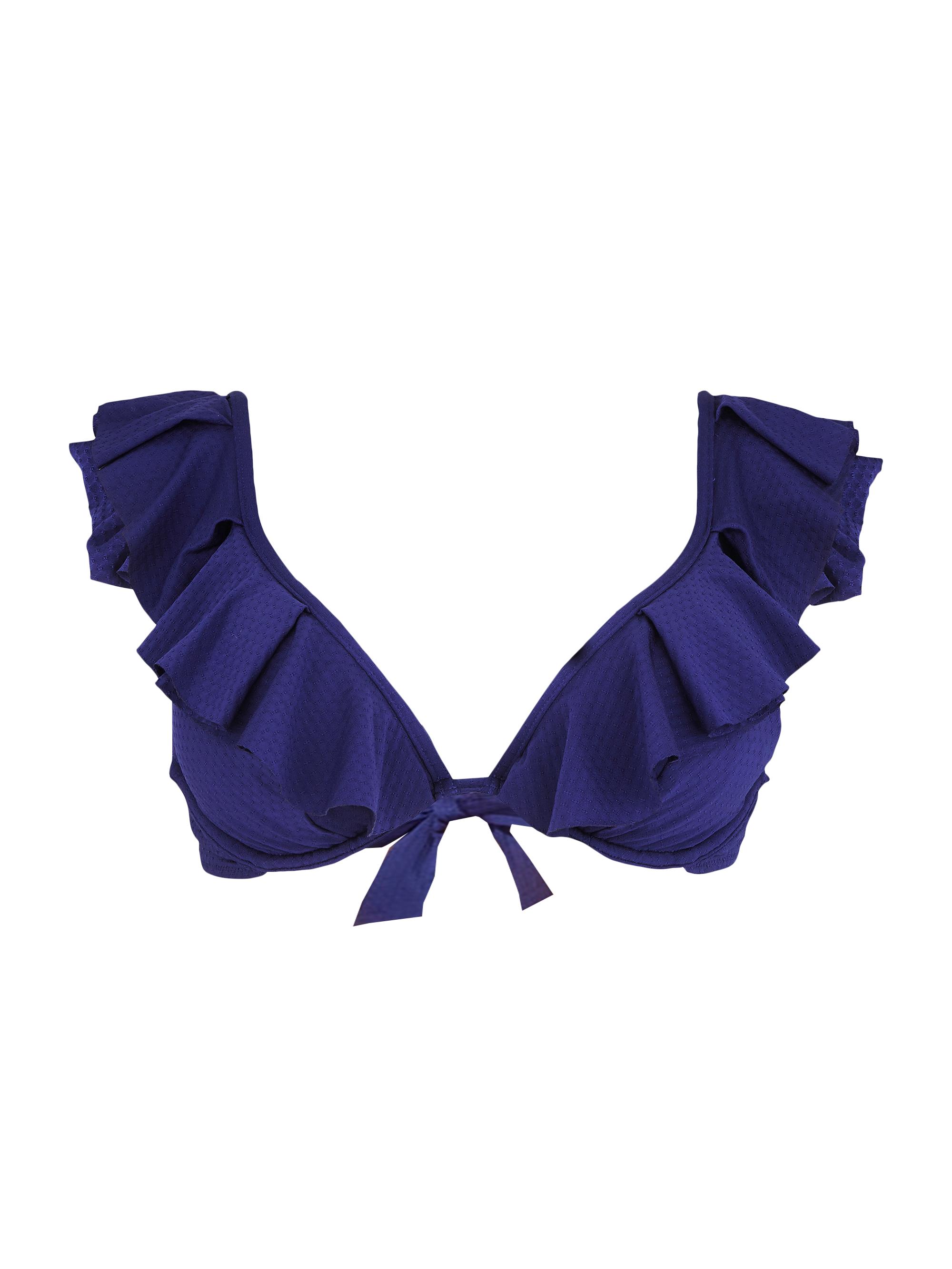 Vilebrequin Women's Lizzy Ruffled Underwire Bikini Top - Encre