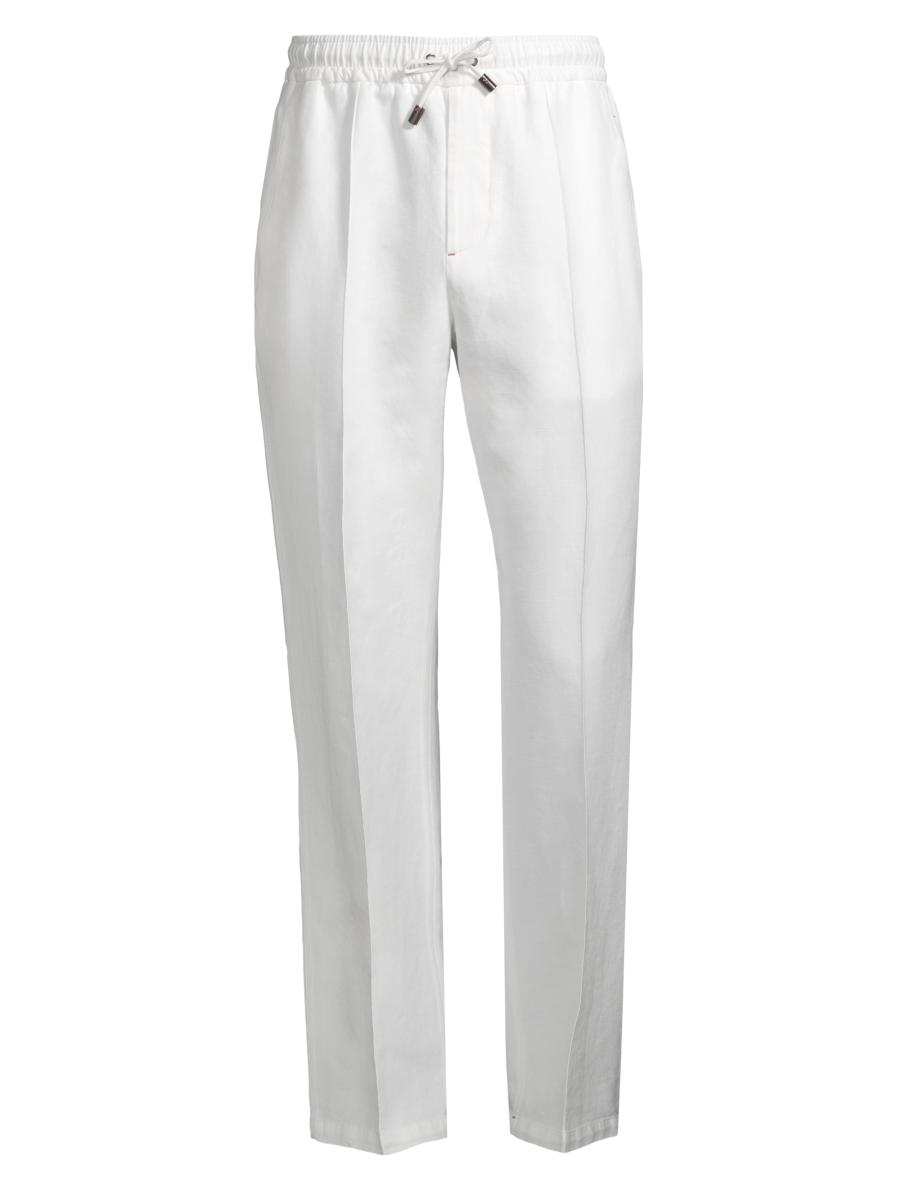 Isaia Wide-Leg Drawstring Pants | Saks Fifth Avenue