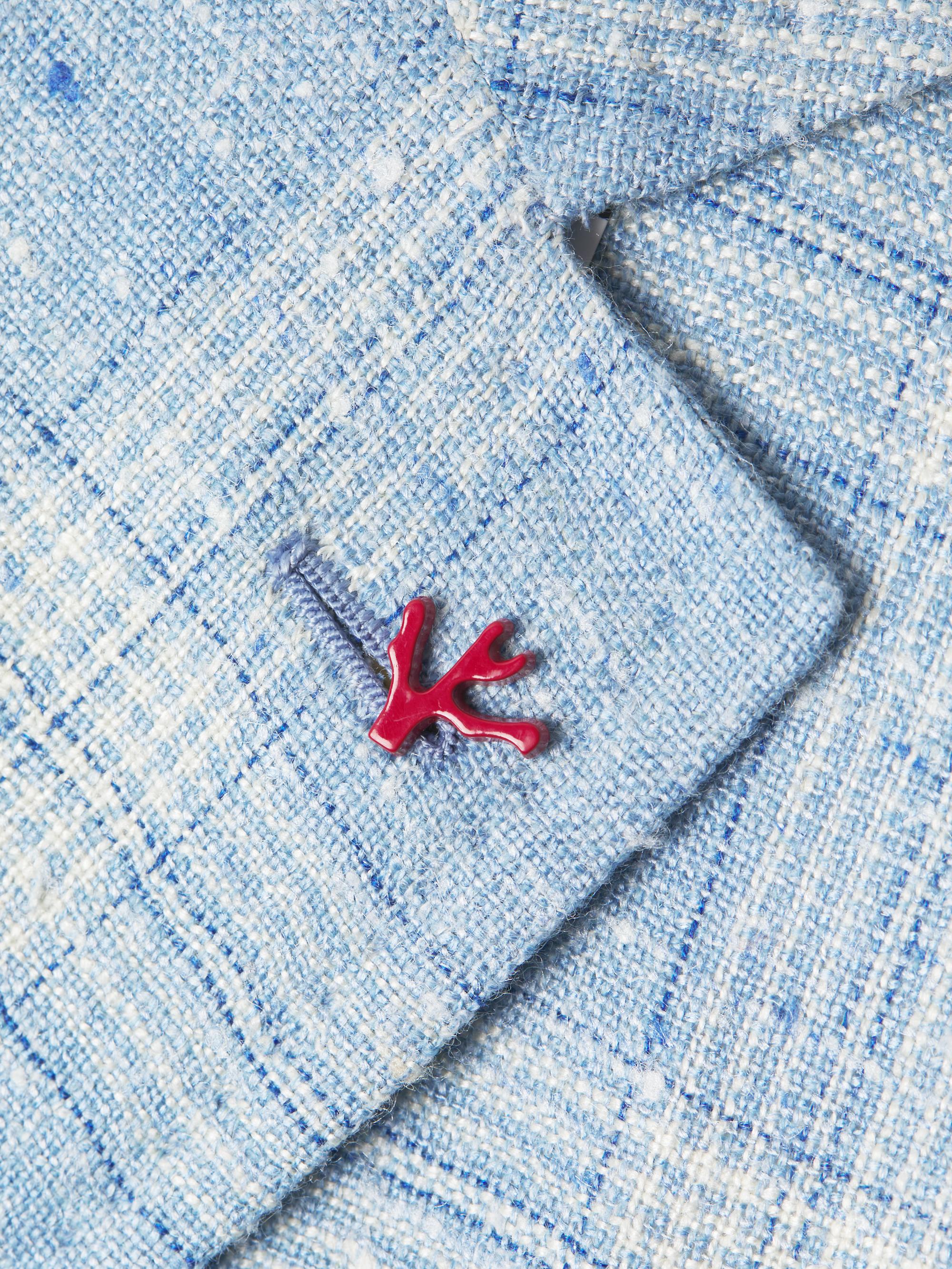 Isaia Windowpane Capri Sport Jacket | Saks Fifth Avenue