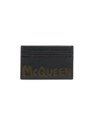 ALEXANDER MCQUEEN - Logo Graffiti Leather Pouch